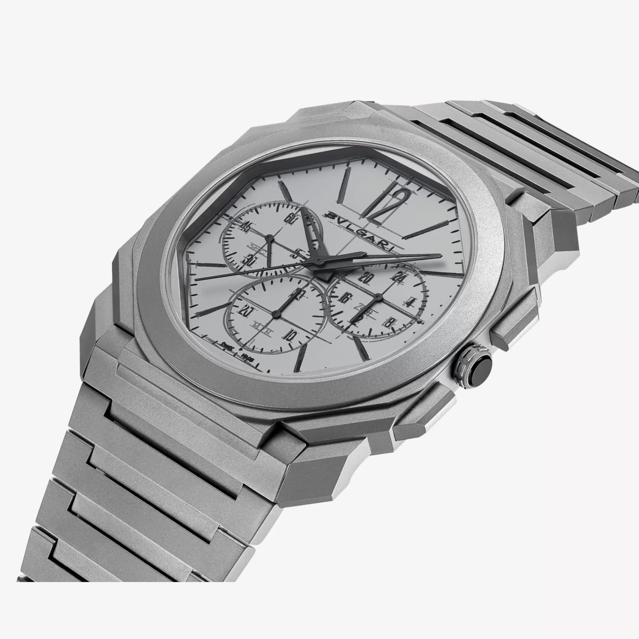 BVLGARI Octo Finissimo Uhr Grau Store