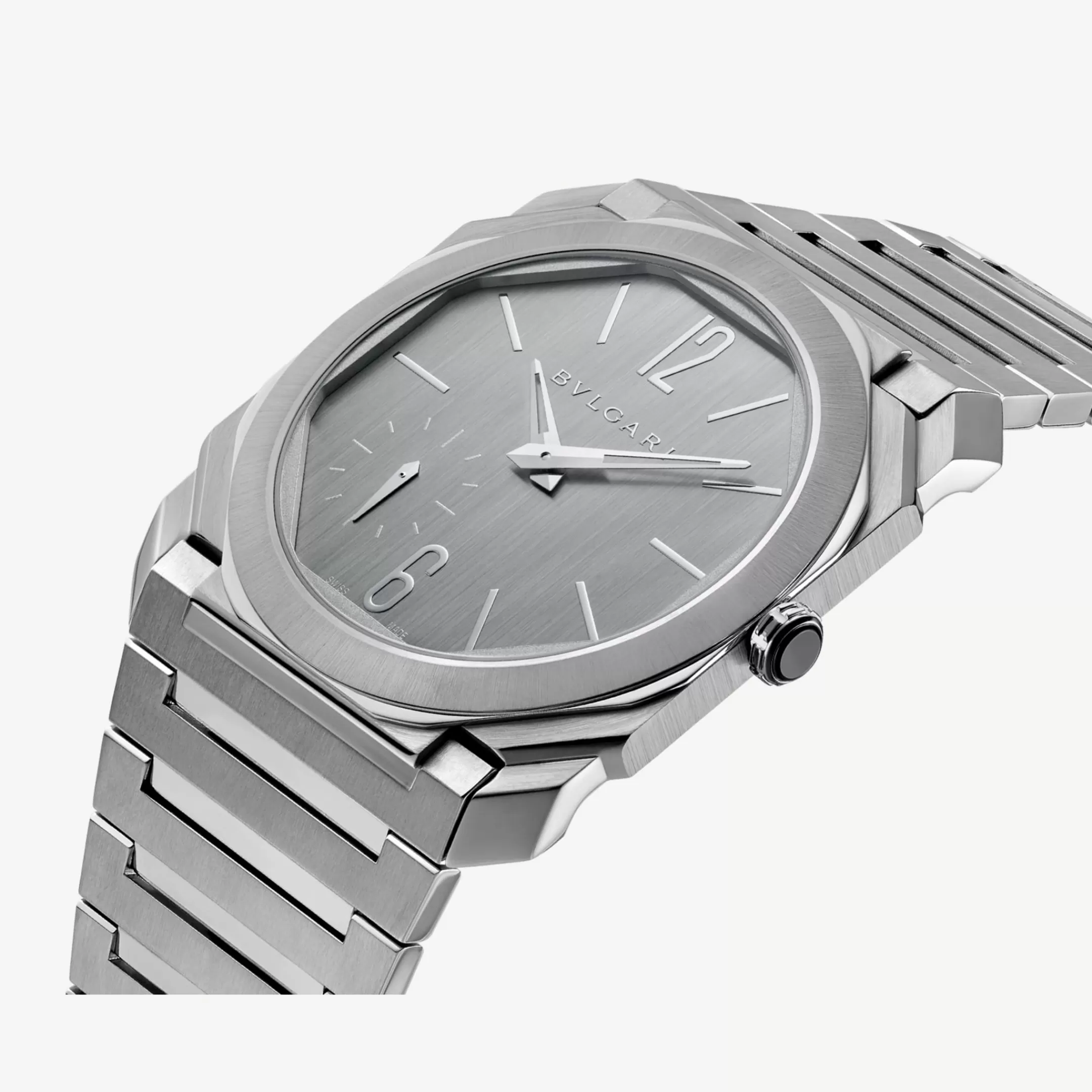 BVLGARI Octo Finissimo Uhr Grau Fashion