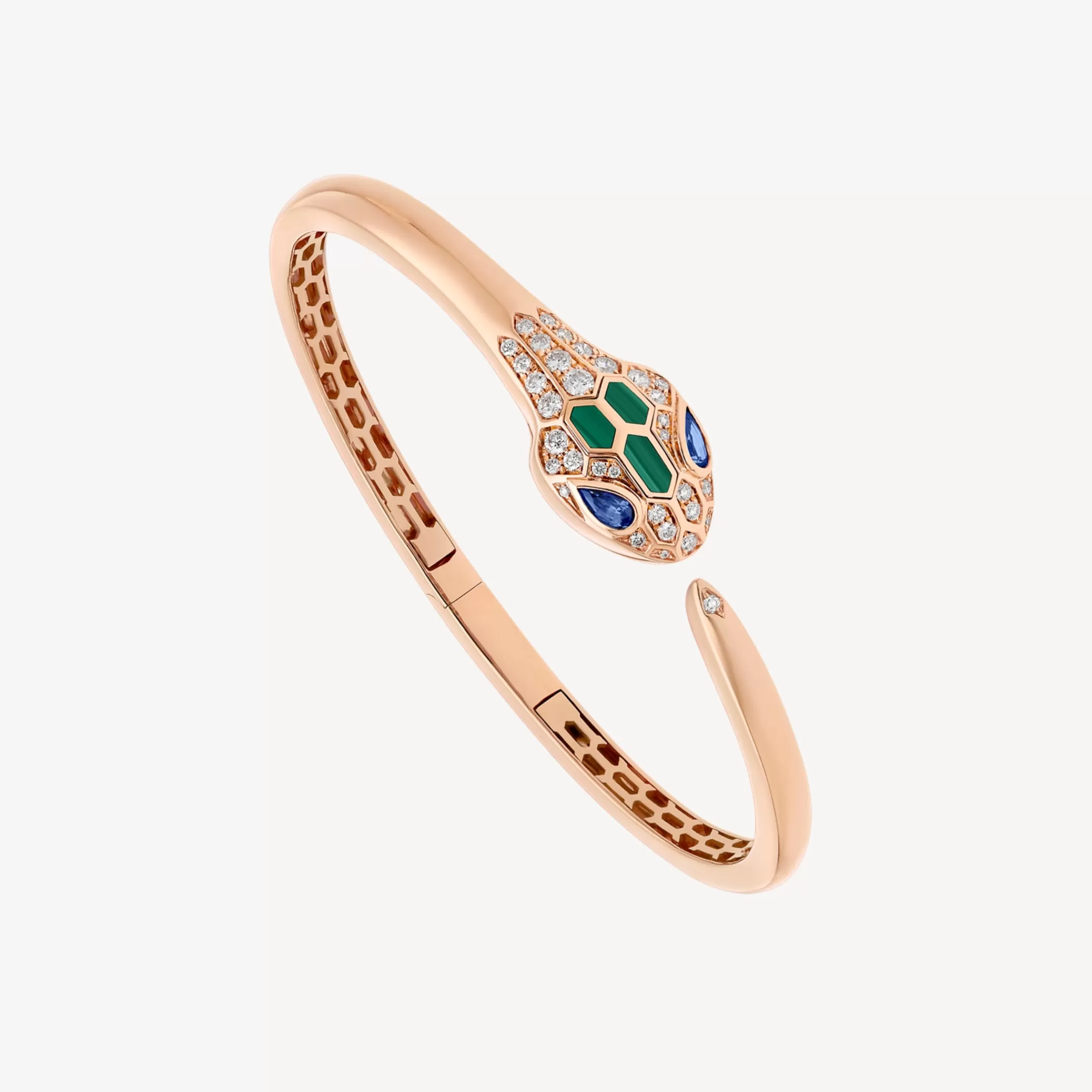 BVLGARI Serpenti Armband Blau/Grun Outlet