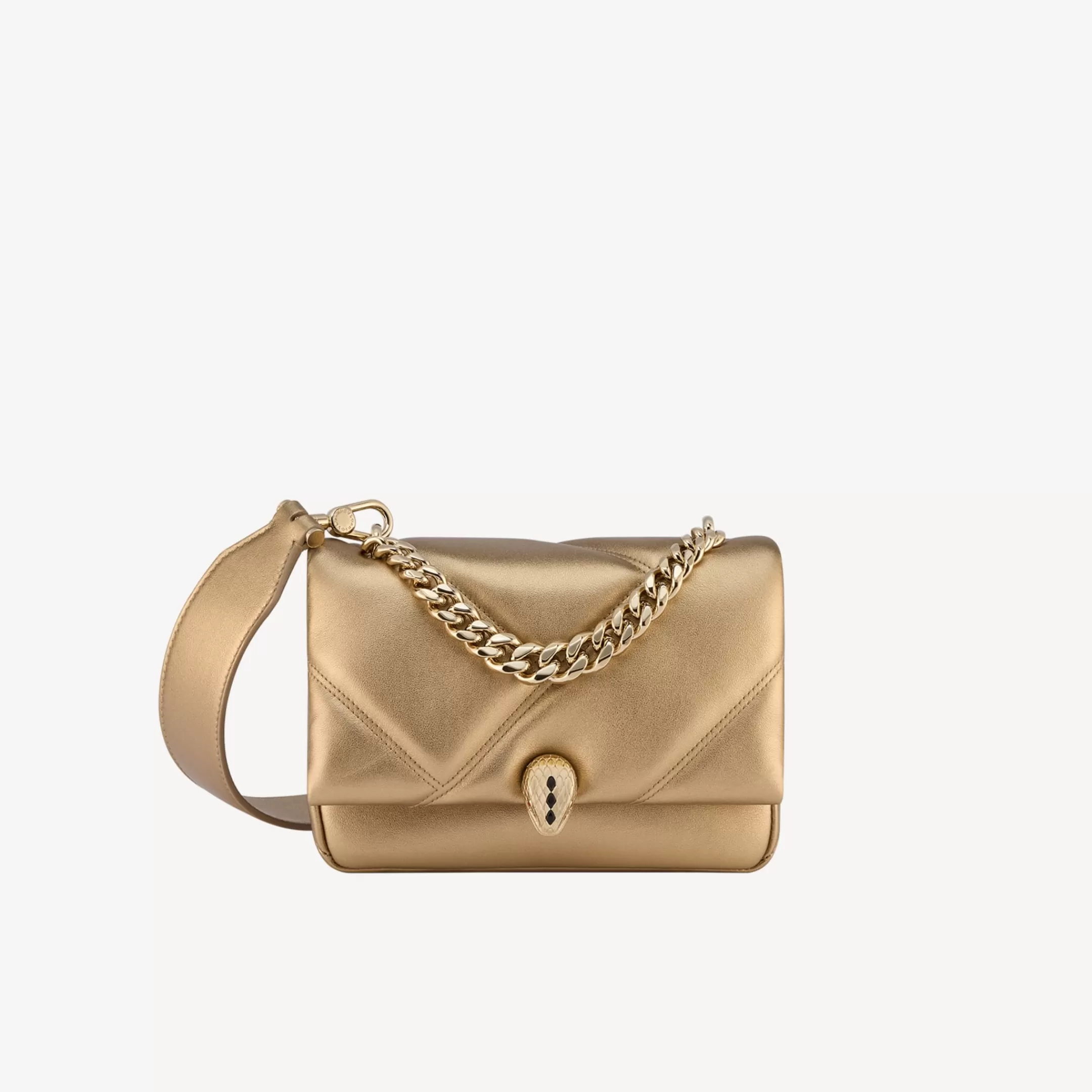BVLGARI Serpenti Cabochon Crossbody-Minitasche Gold Cheap