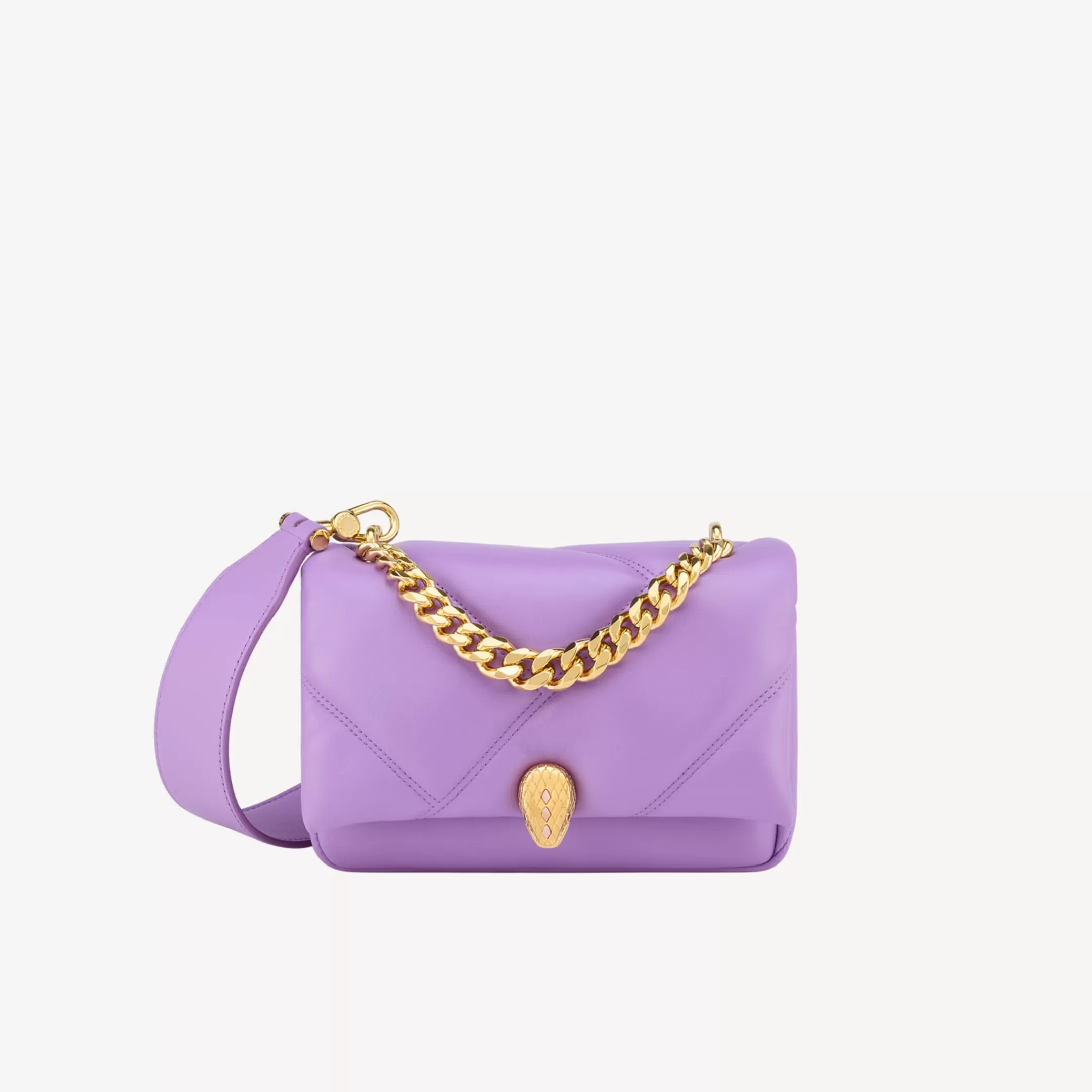 BVLGARI Serpenti Cabochon Crossbody-Minitasche Violett Cheap