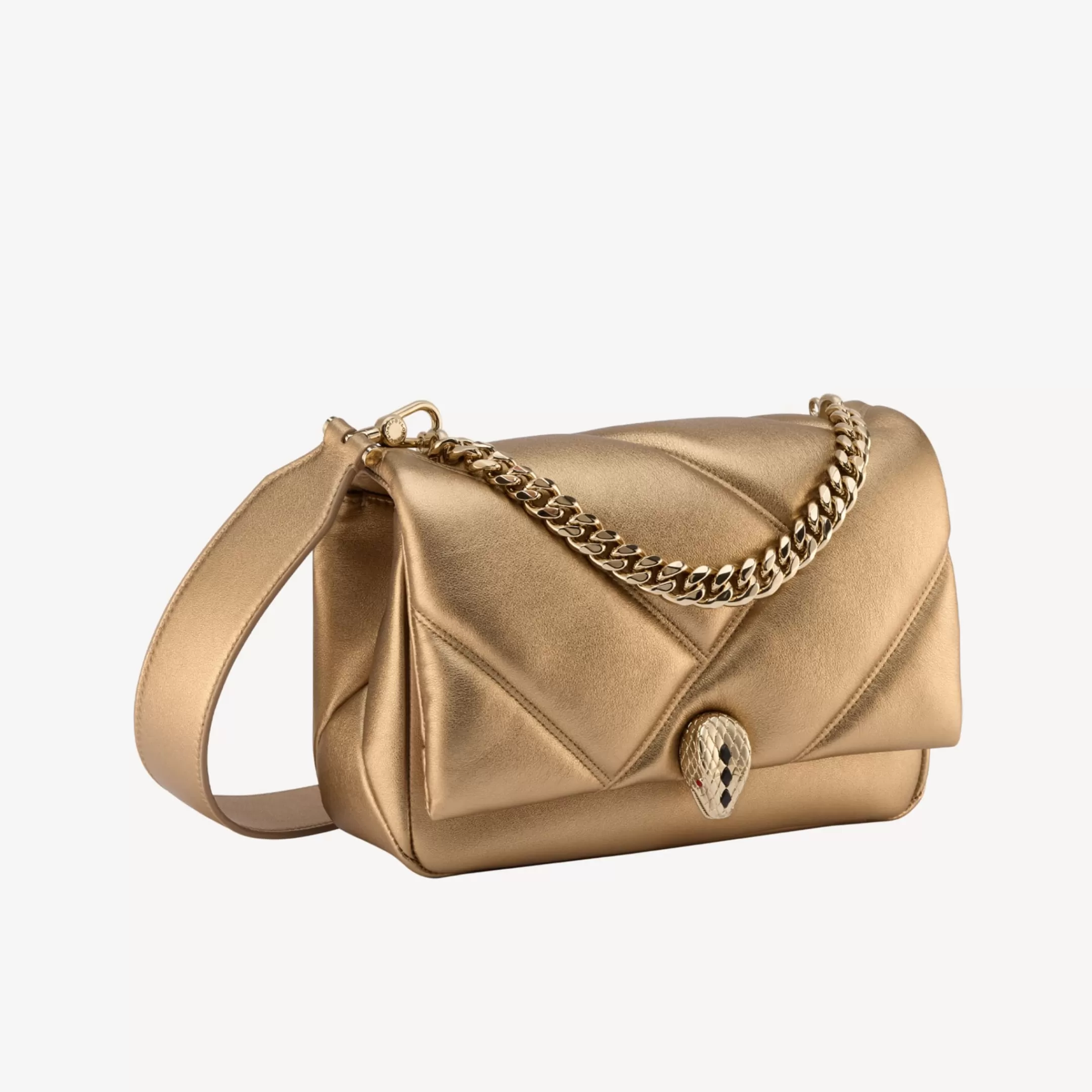 BVLGARI Serpenti Cabochon Crossbody-Tasche Gold Online