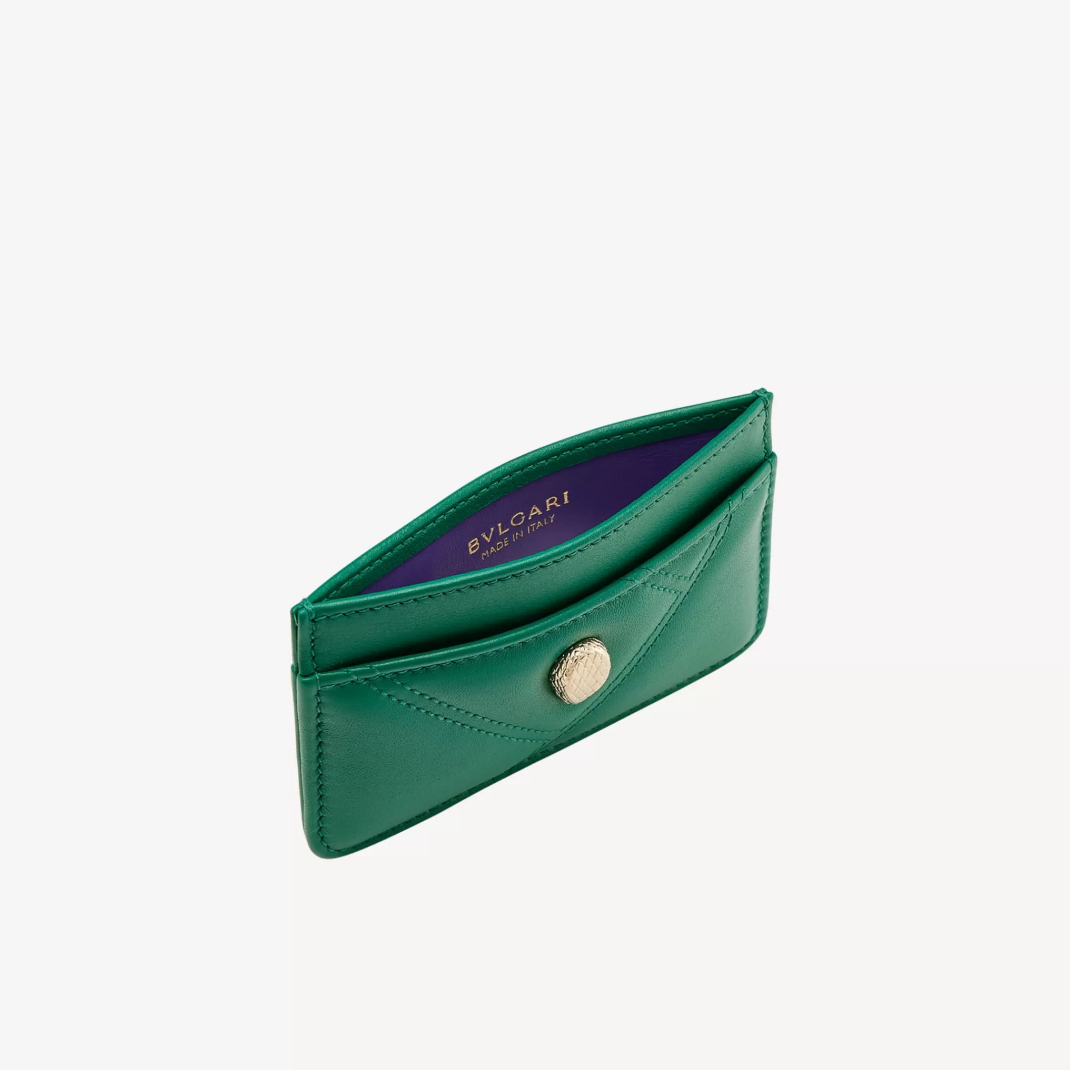 BVLGARI Serpenti Cabochon Kartenetui Grun Sale