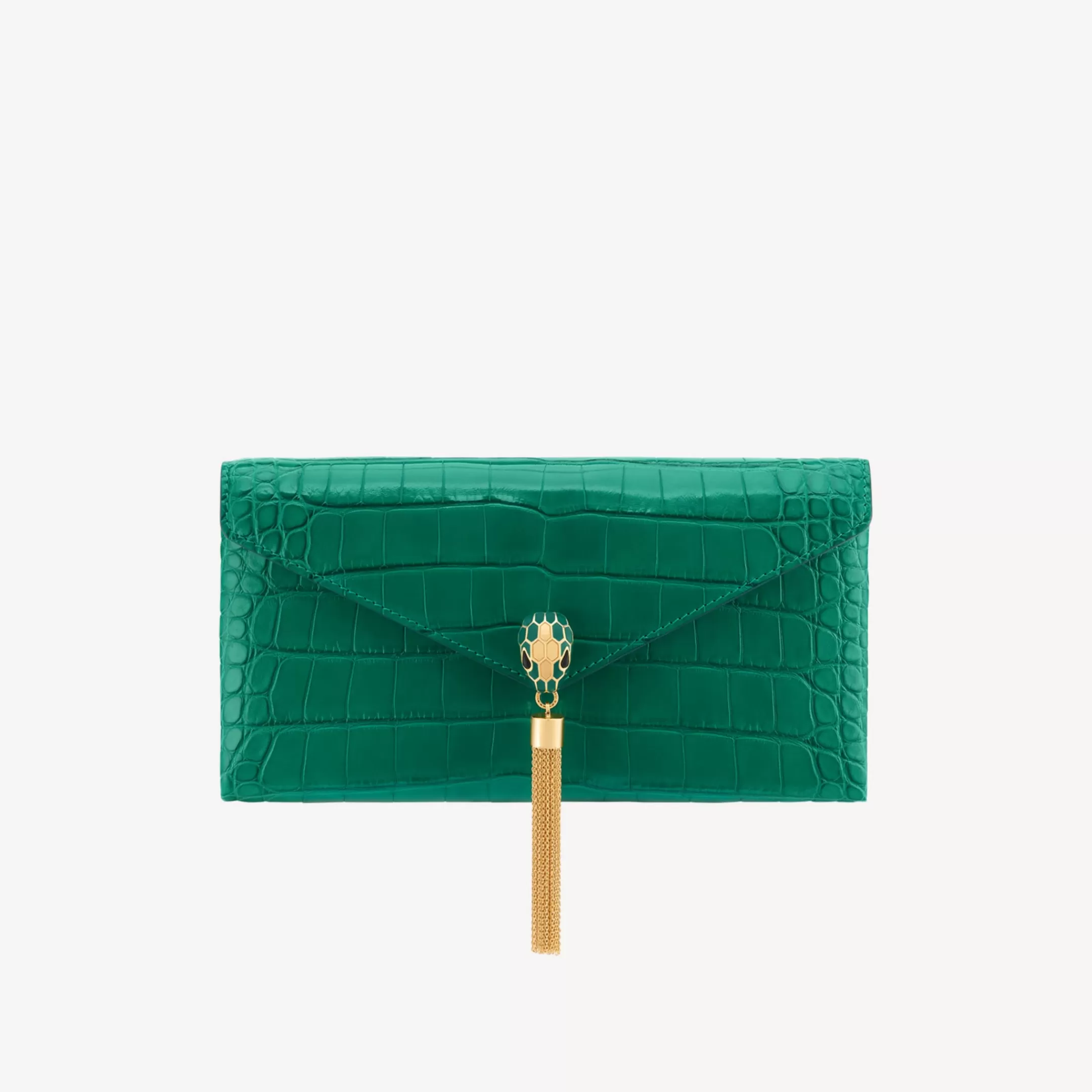 BVLGARI Serpenti Clutch Grun Fashion