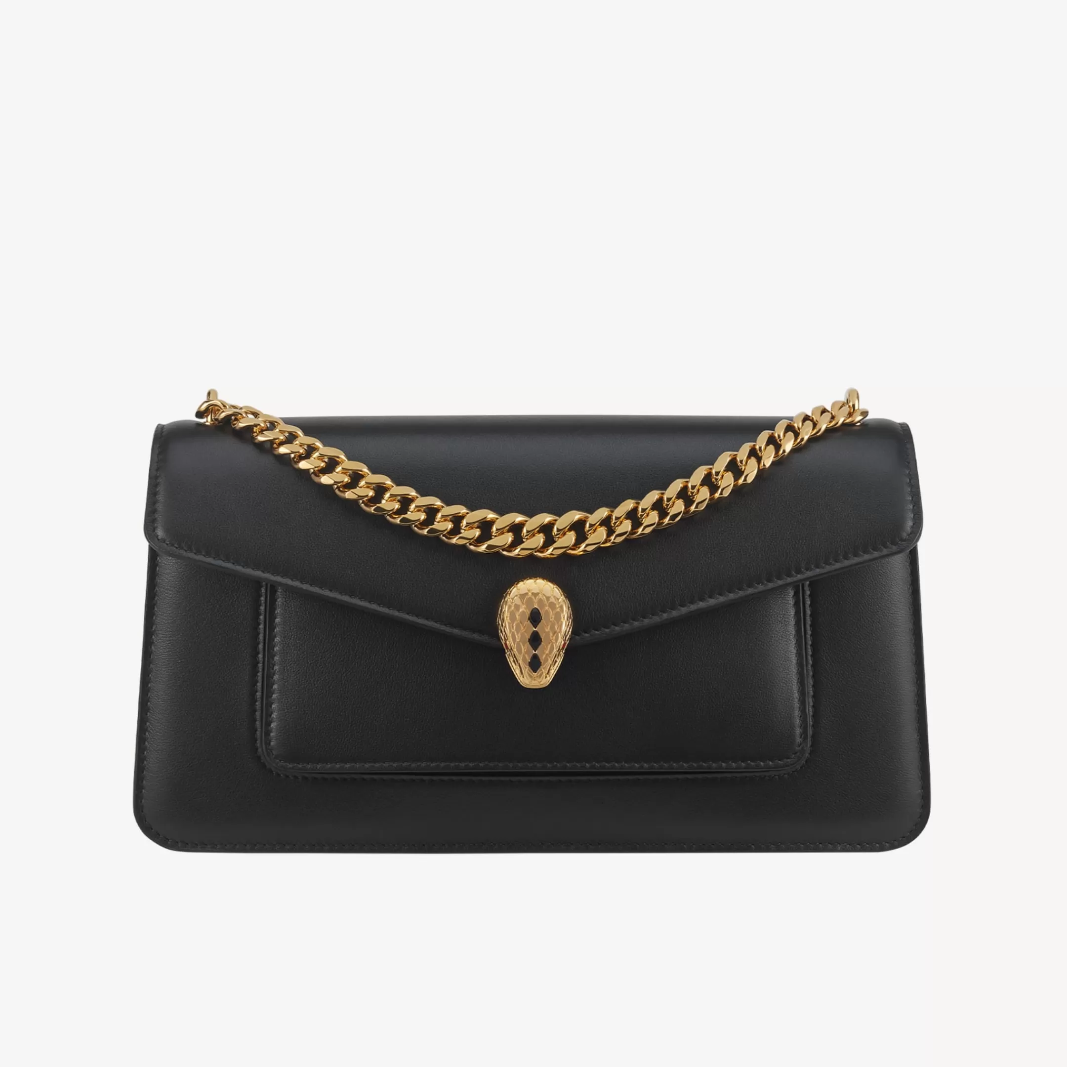 BVLGARI Serpenti East-West Maxi Chain Schultertasche Schwarz Online