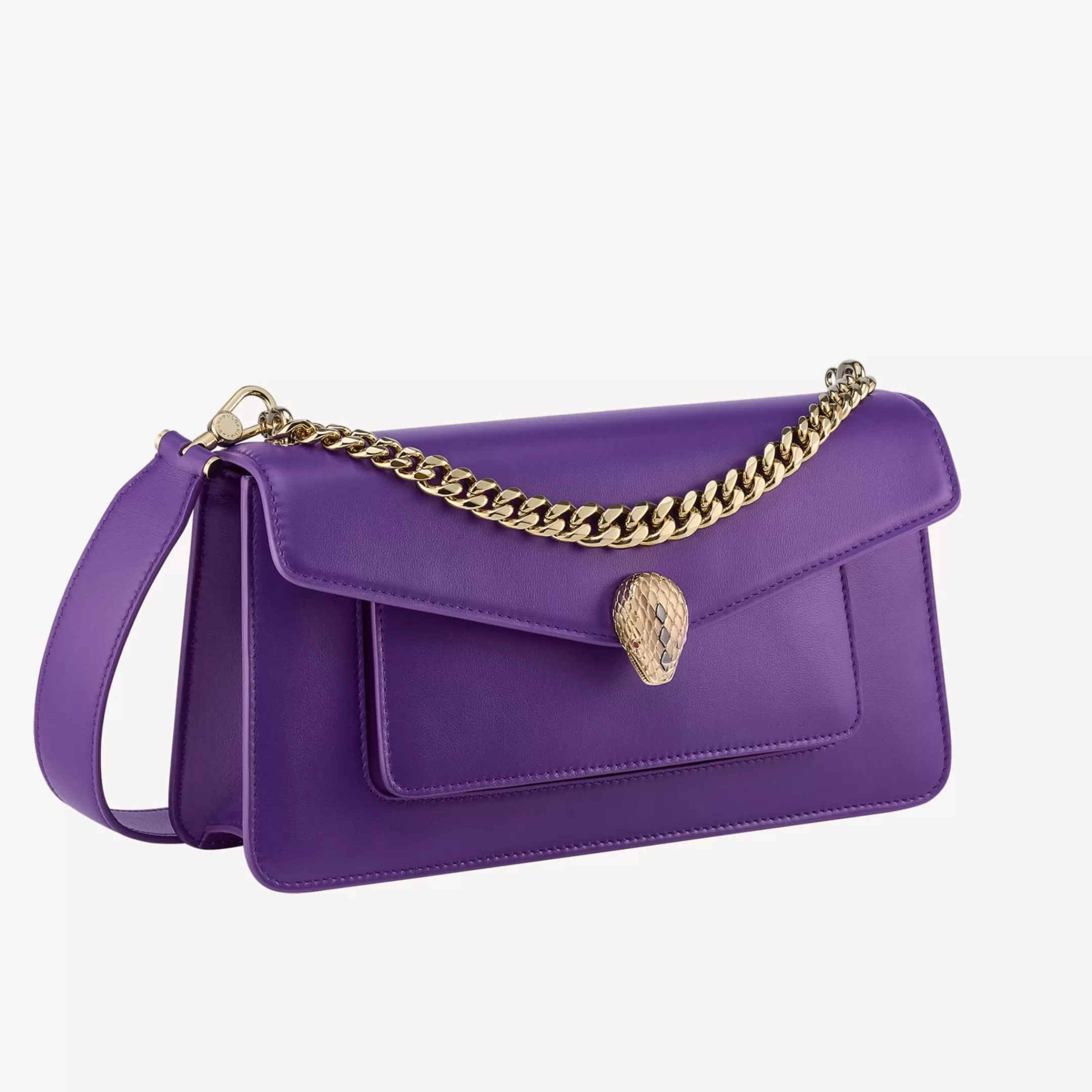 BVLGARI Serpenti East-West Maxi Chain Schultertasche Violett Shop