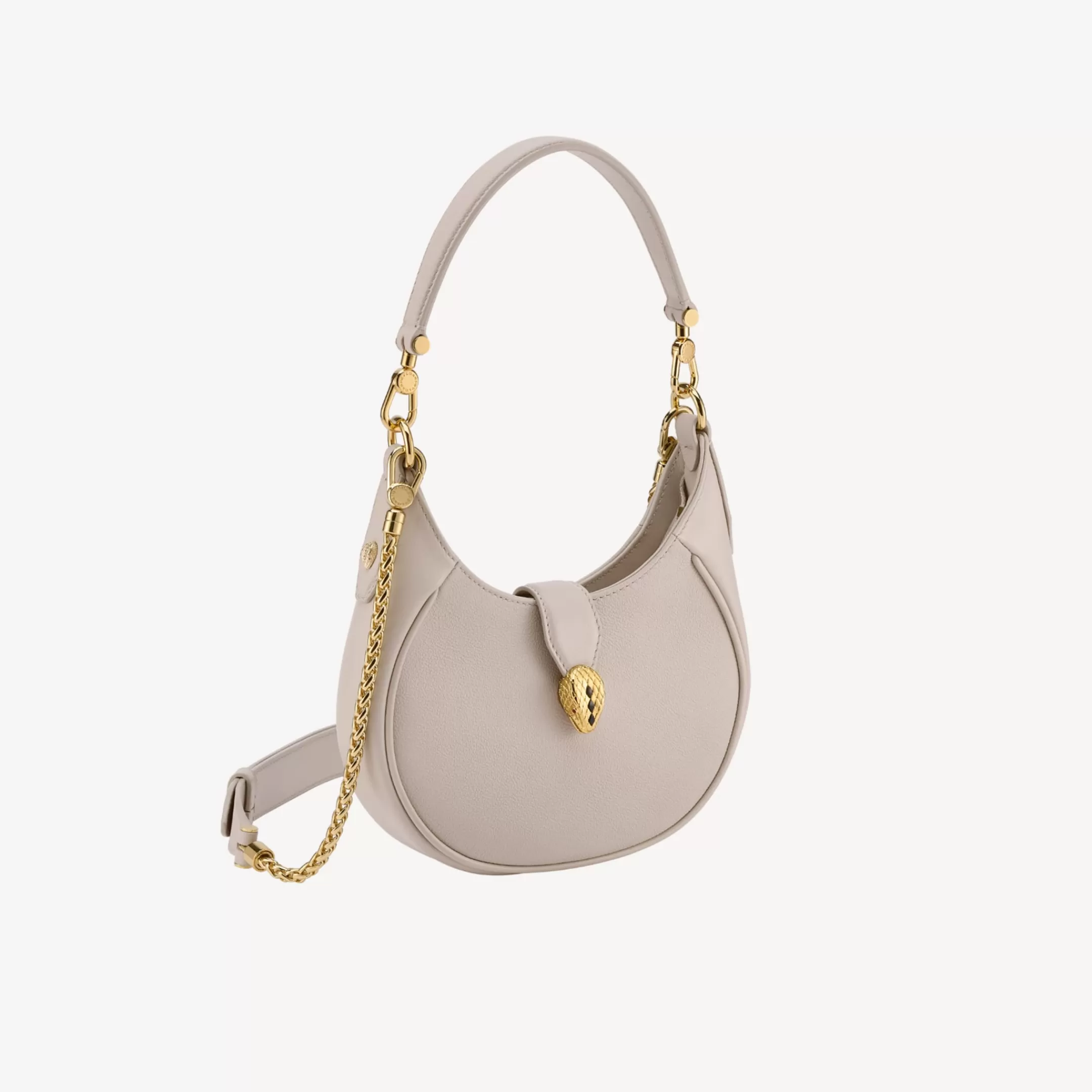 BVLGARI Serpenti Ellipse Crossbody-Tasche Grau Shop
