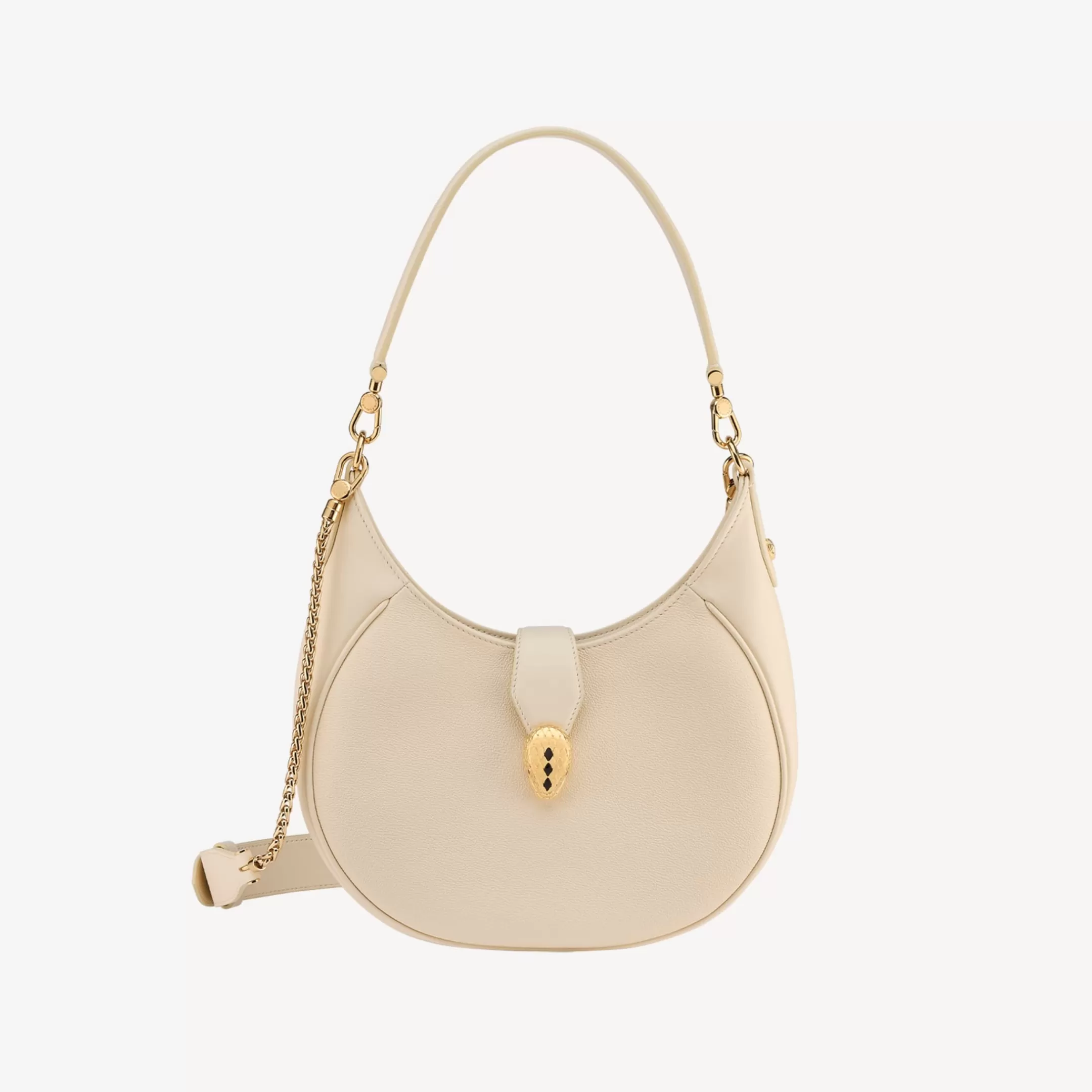 BVLGARI Serpenti Ellipse Schultertasche Elfenbein Cheap