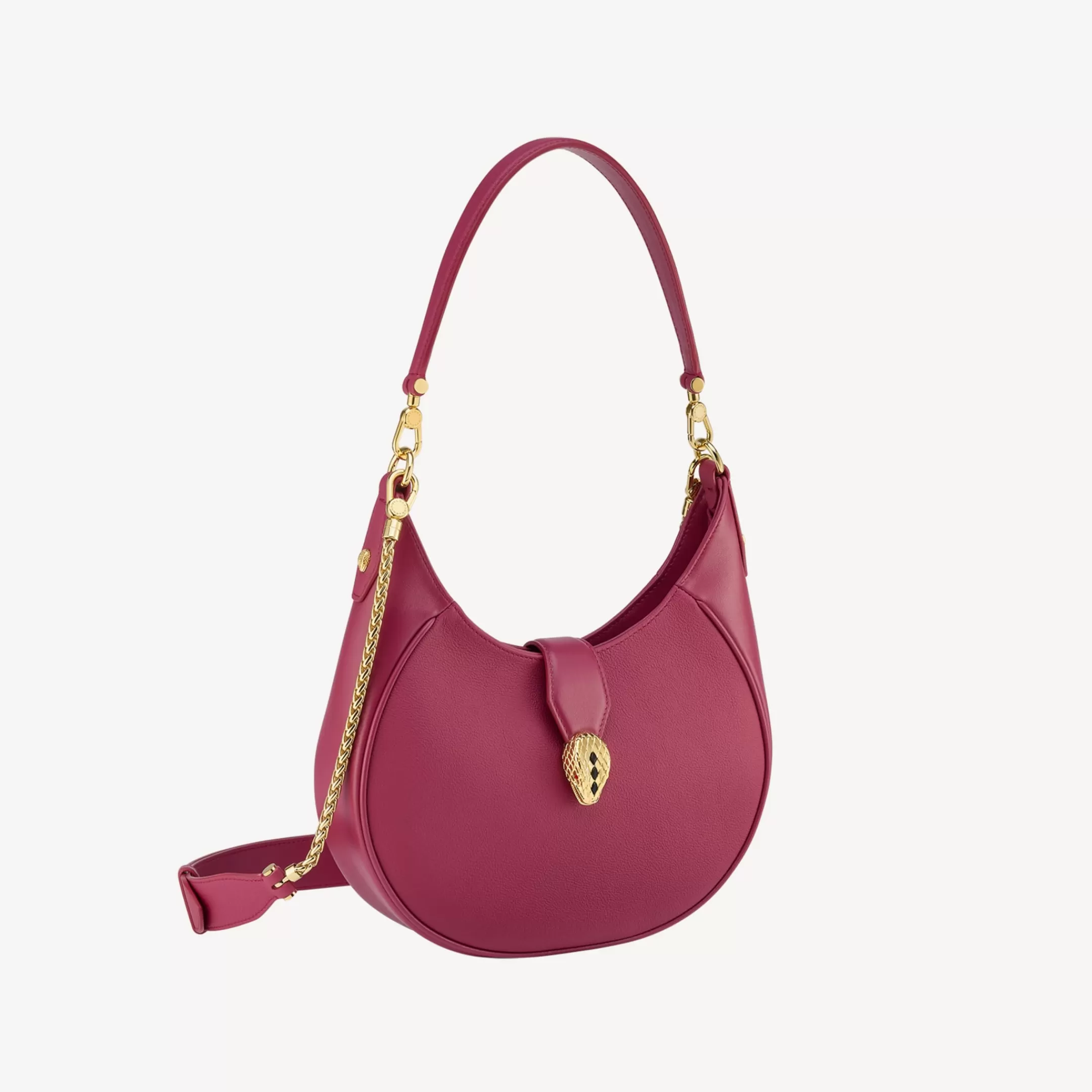 BVLGARI Serpenti Ellipse Schultertasche Rot Sale
