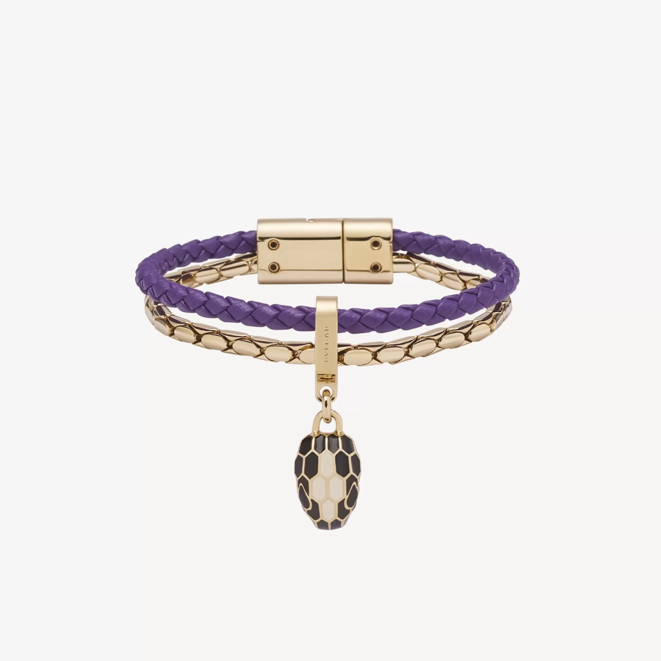 BVLGARI Serpenti Forever Armband Violett/Helles Gold Cheap