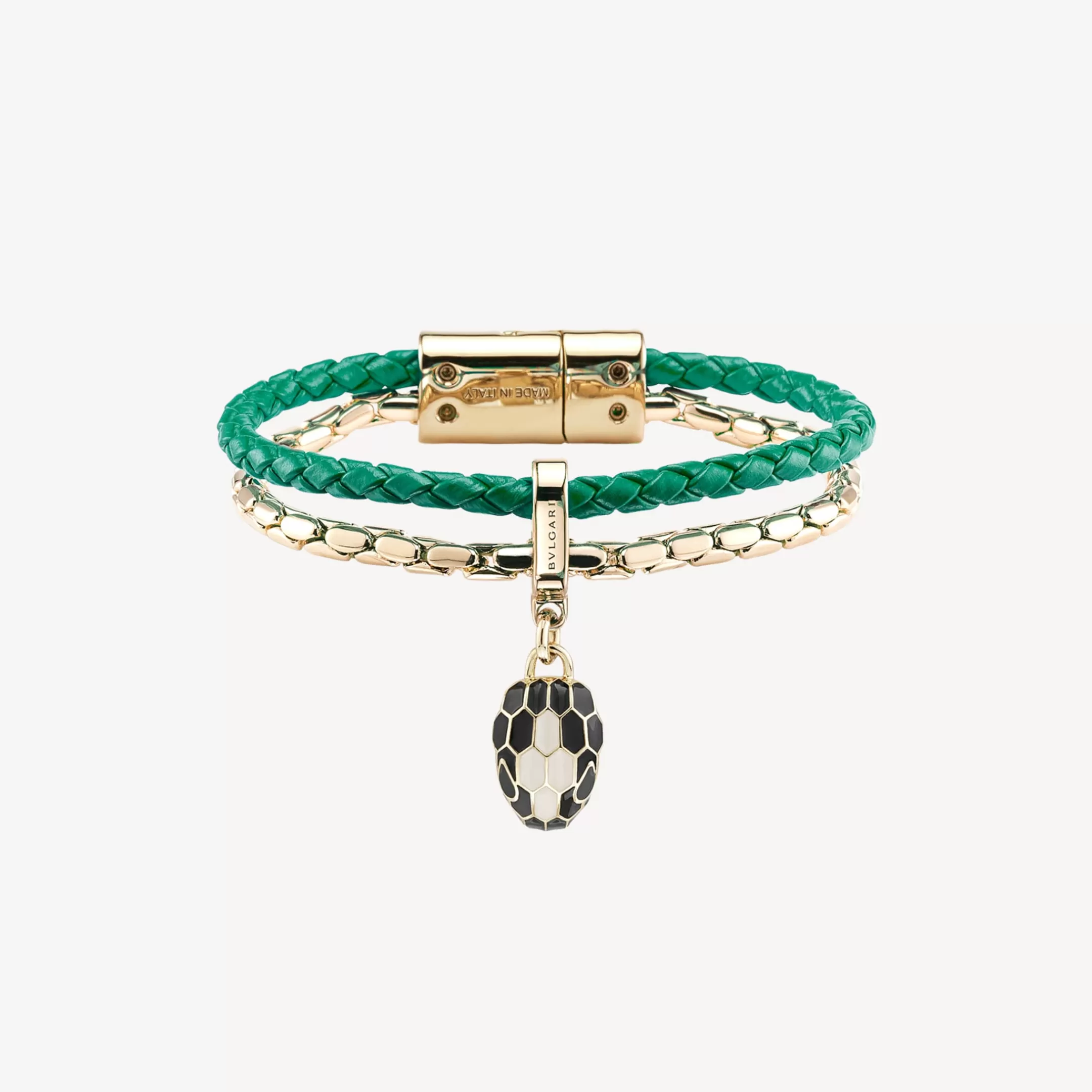 BVLGARI Serpenti Forever Armband Grun Best Sale