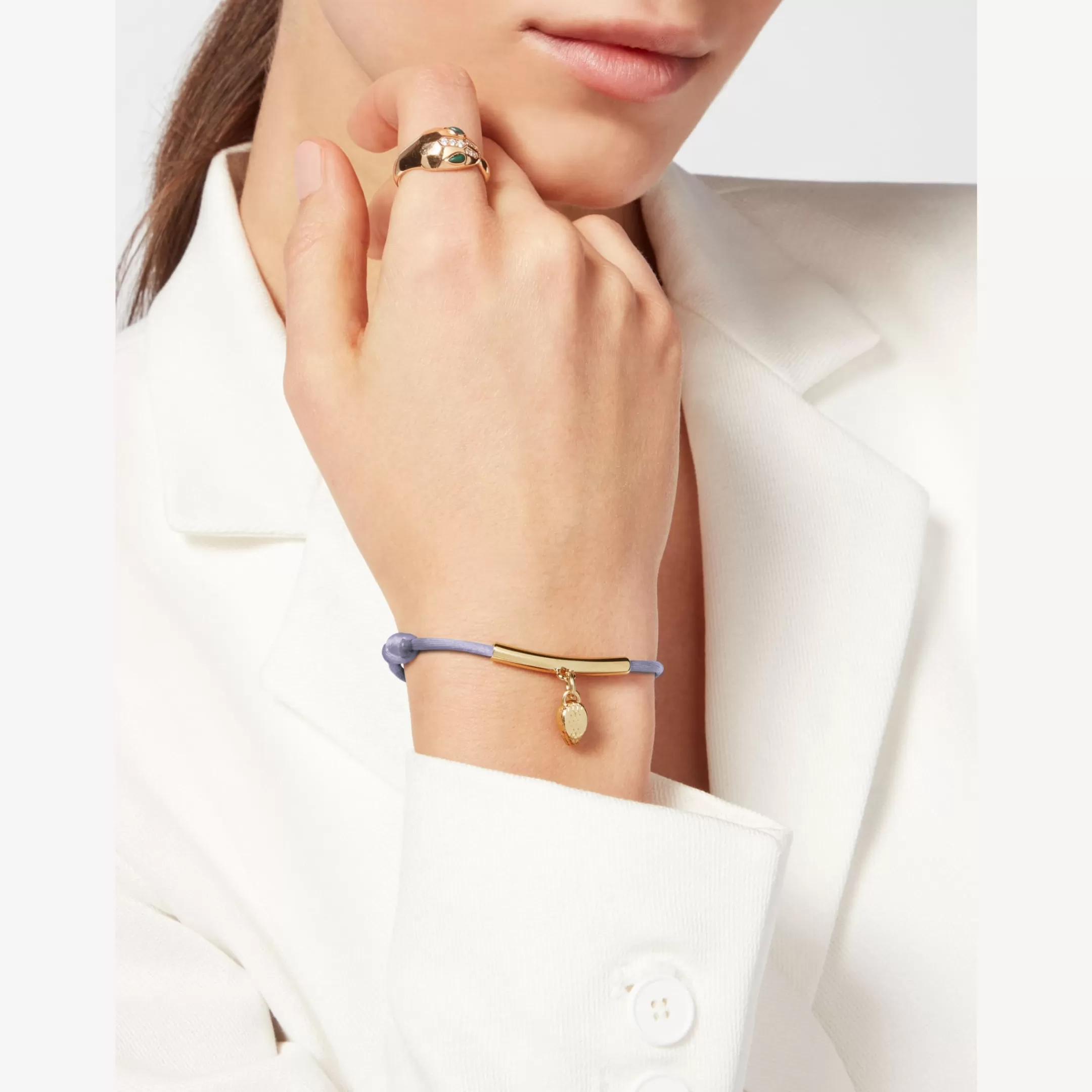 BVLGARI Serpenti Forever Armband Violett Discount