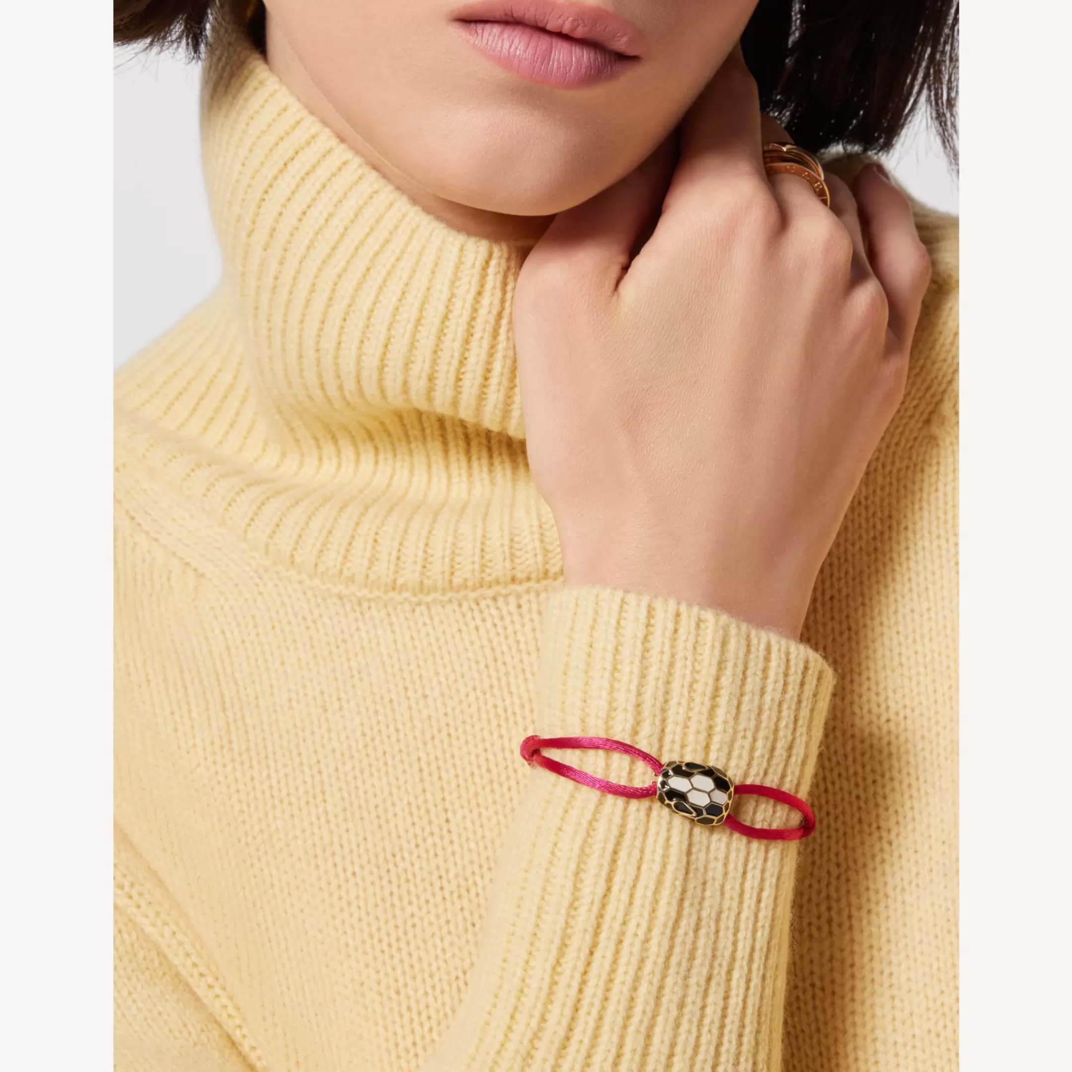 BVLGARI Serpenti Forever Armband Rosa Cheap