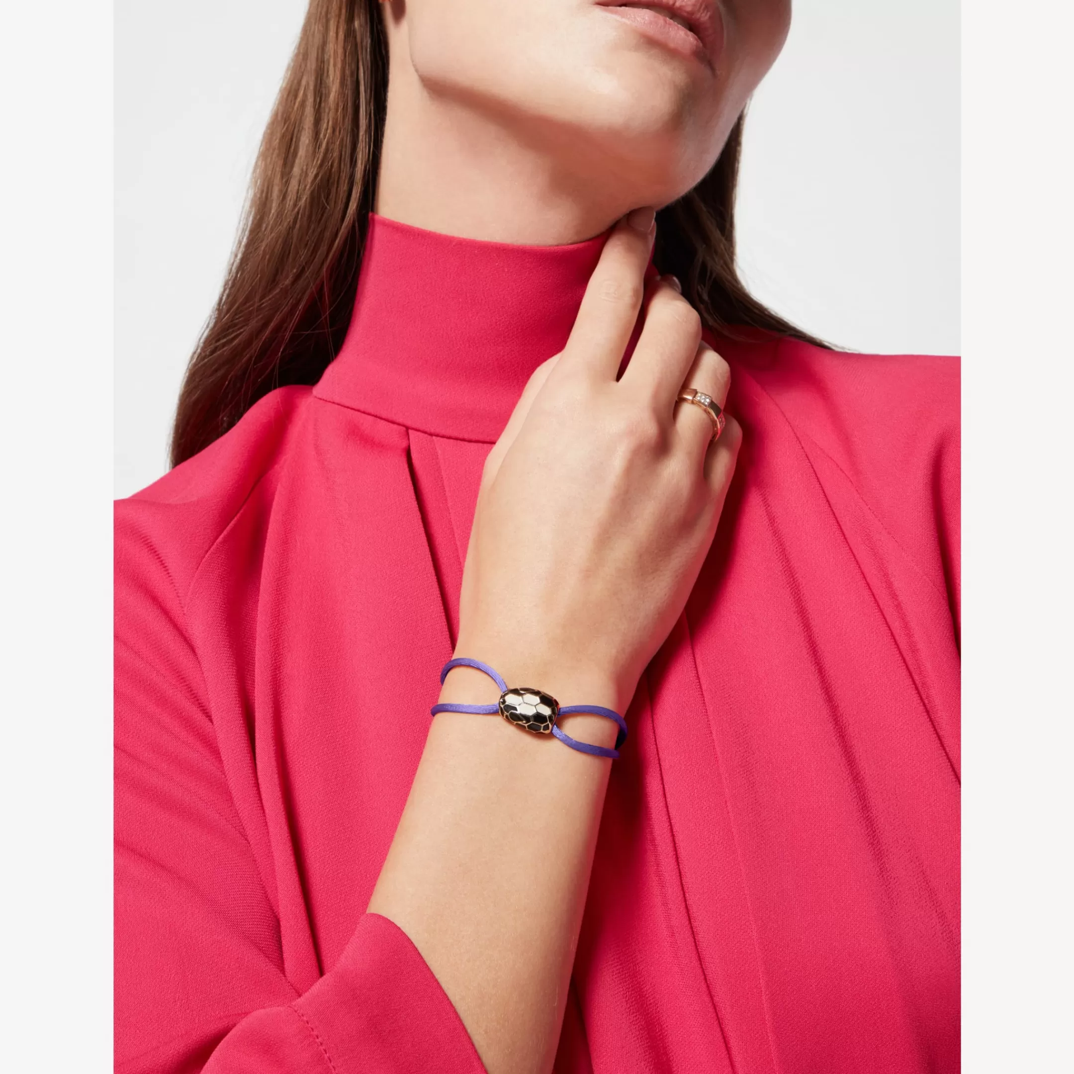 BVLGARI Serpenti Forever Armband Violett New