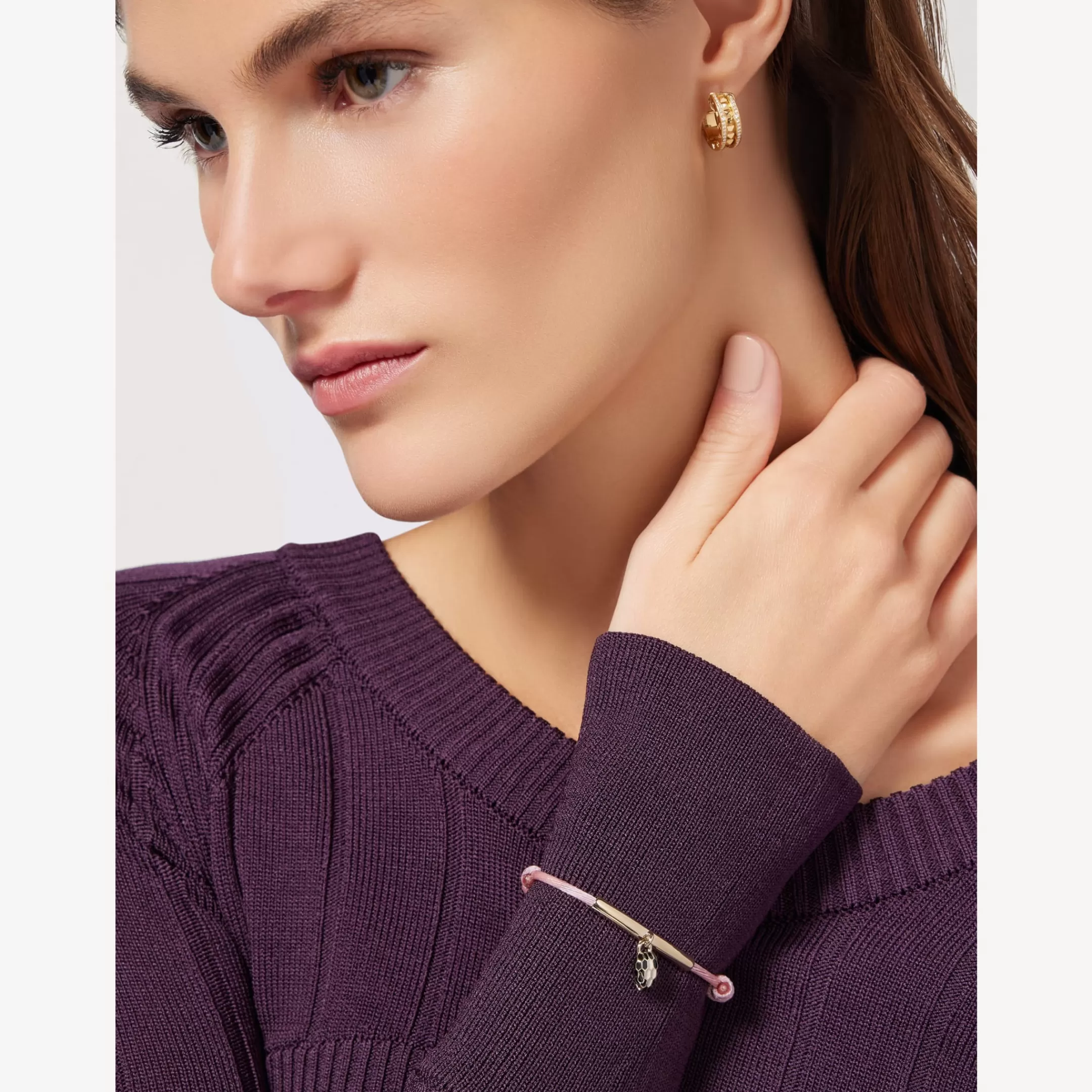 BVLGARI Serpenti Forever Armband Rosa Outlet