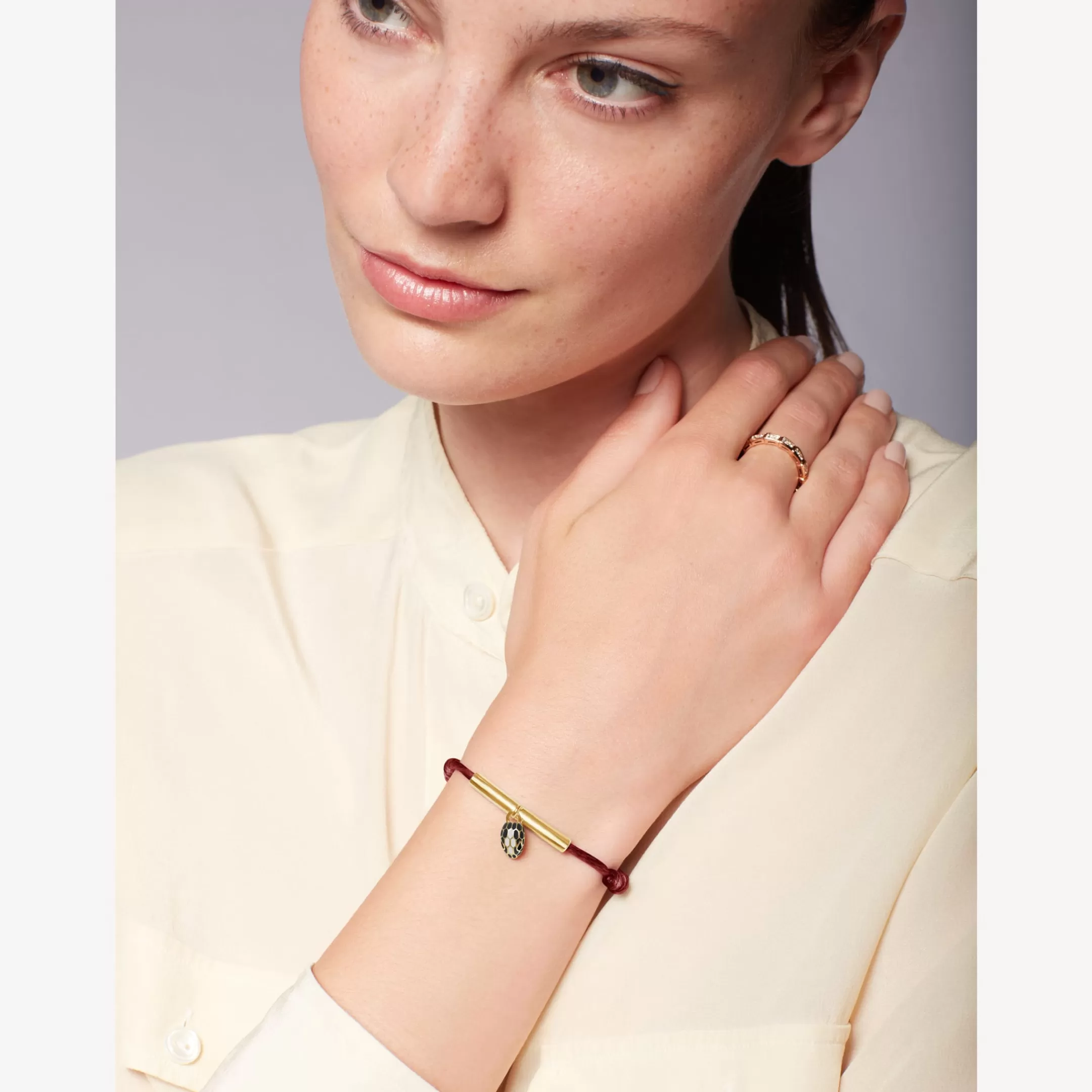 BVLGARI Serpenti Forever Armband Rot Clearance