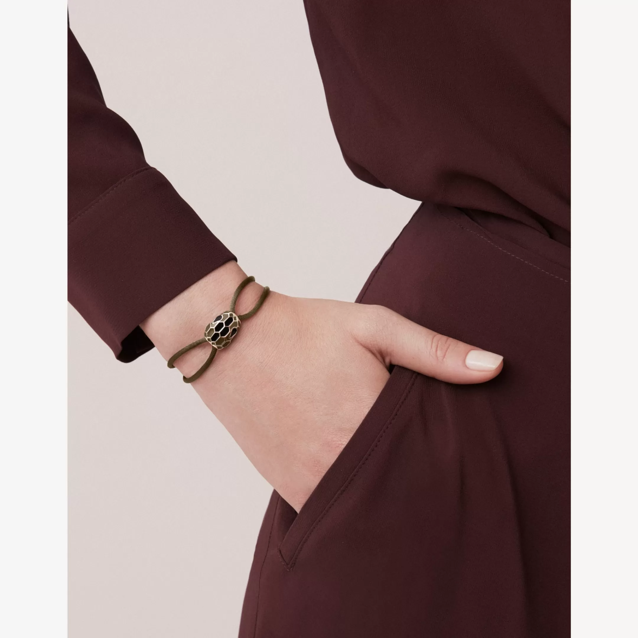 BVLGARI Serpenti Forever Armband Grun Cheap
