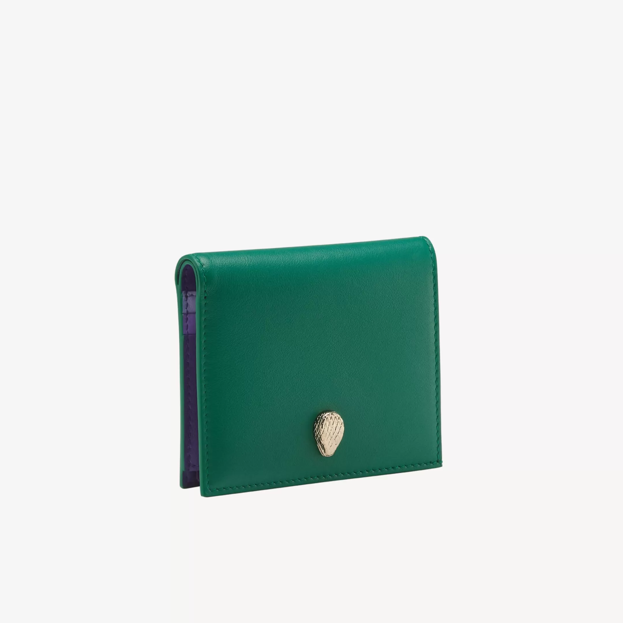BVLGARI Serpenti Forever Bifold Portemonnaie Grun Hot