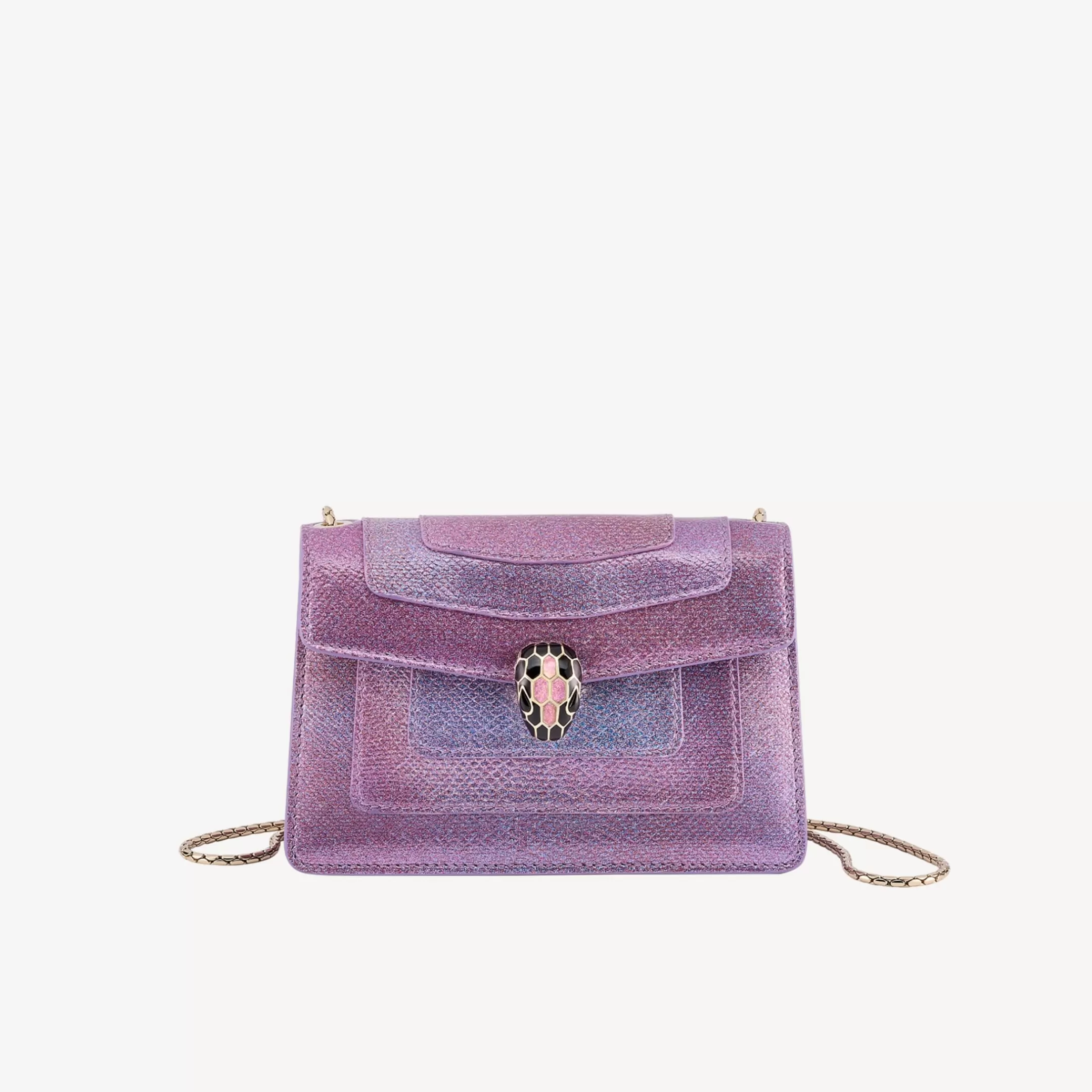 BVLGARI Serpenti Forever Crossbody-Minitasche Violett Cheap