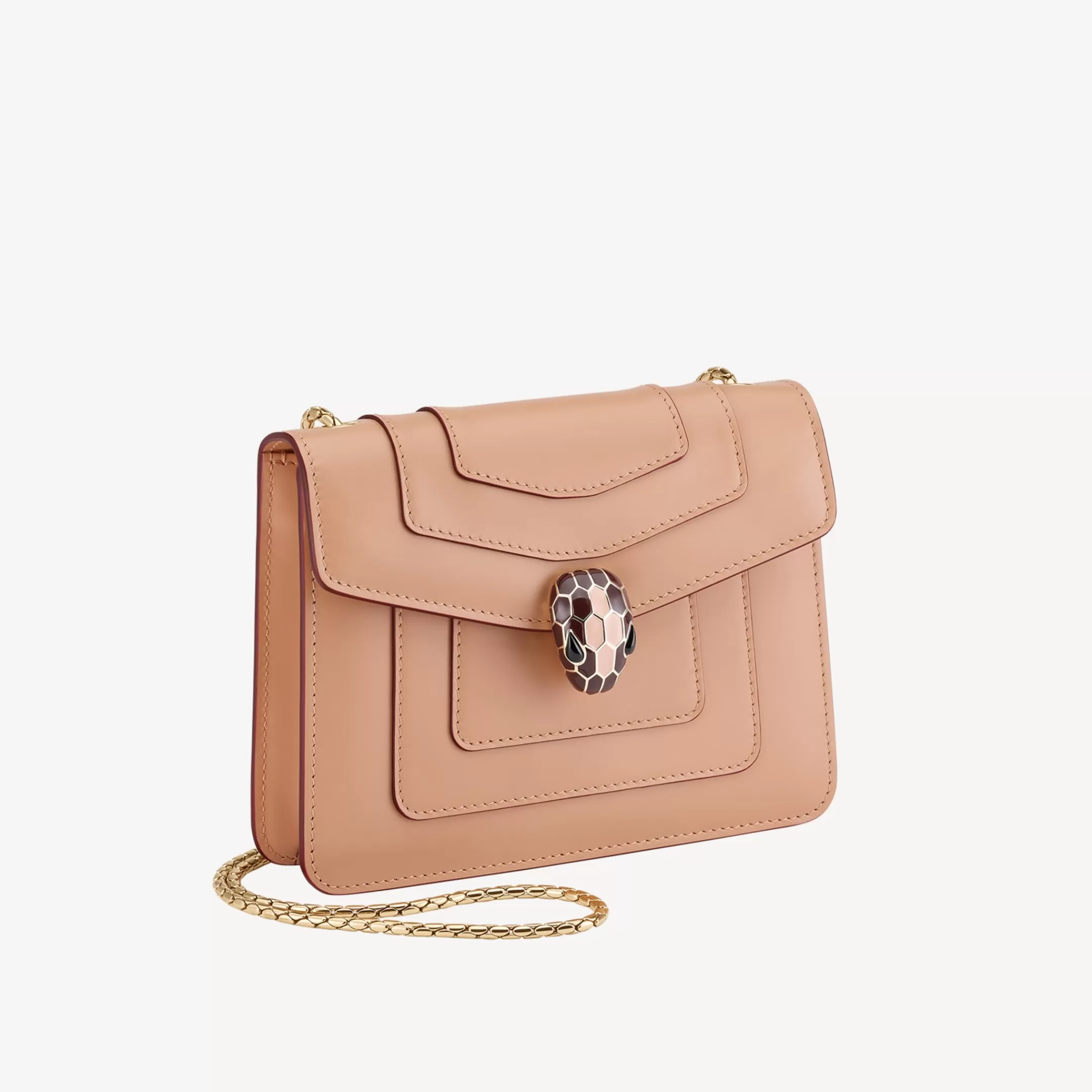 BVLGARI Serpenti Forever Crossbody-Tasche Beige Clearance