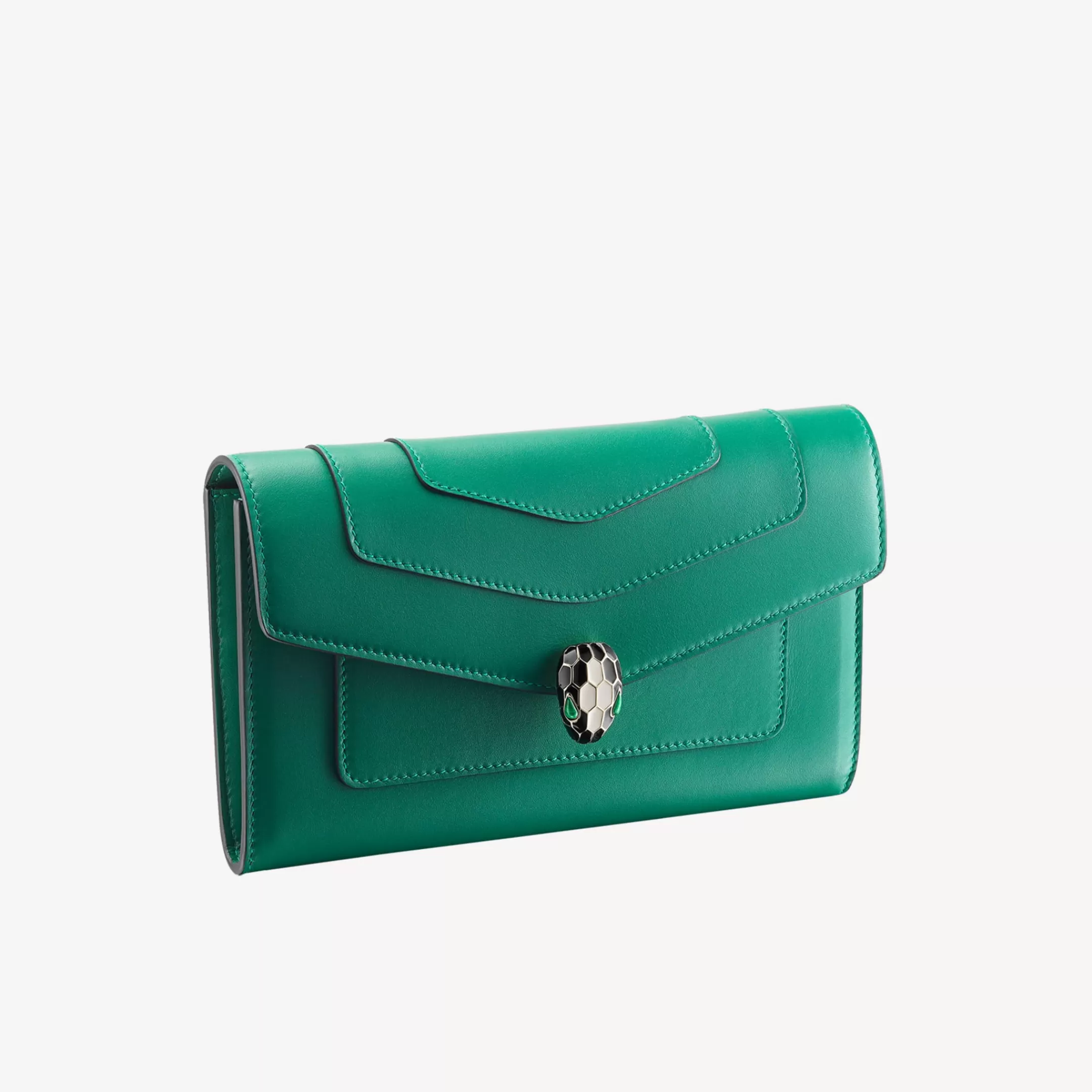 BVLGARI Serpenti Forever Groses Portemonnaie Grun Online