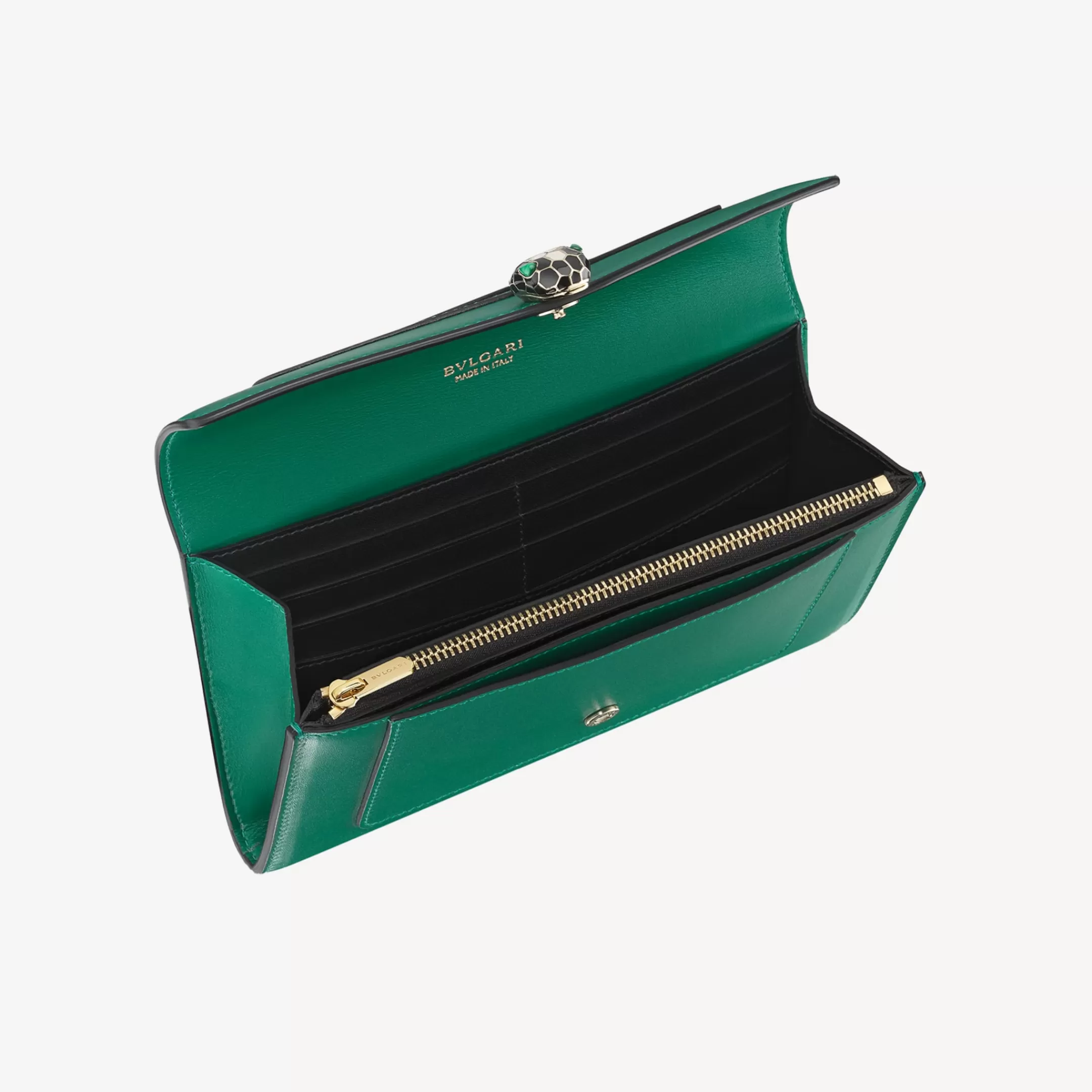BVLGARI Serpenti Forever Groses Portemonnaie Grun Online