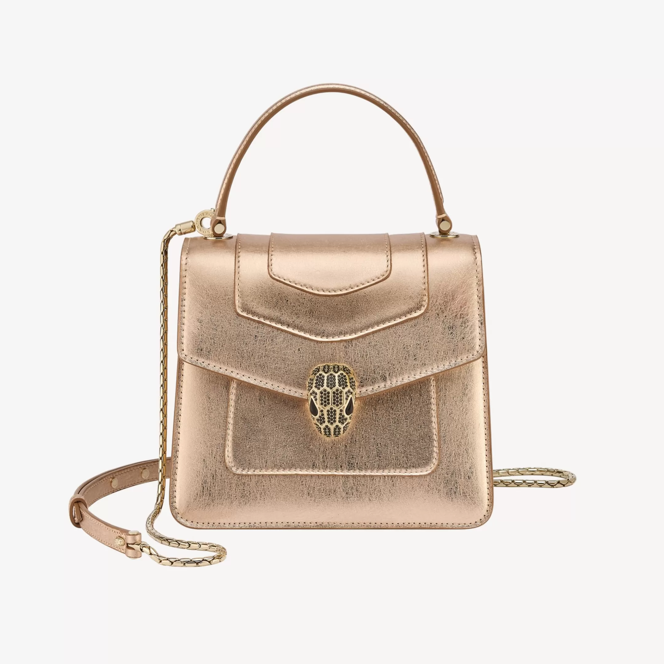 BVLGARI Serpenti Forever Henkeltasche Helles Gold Online