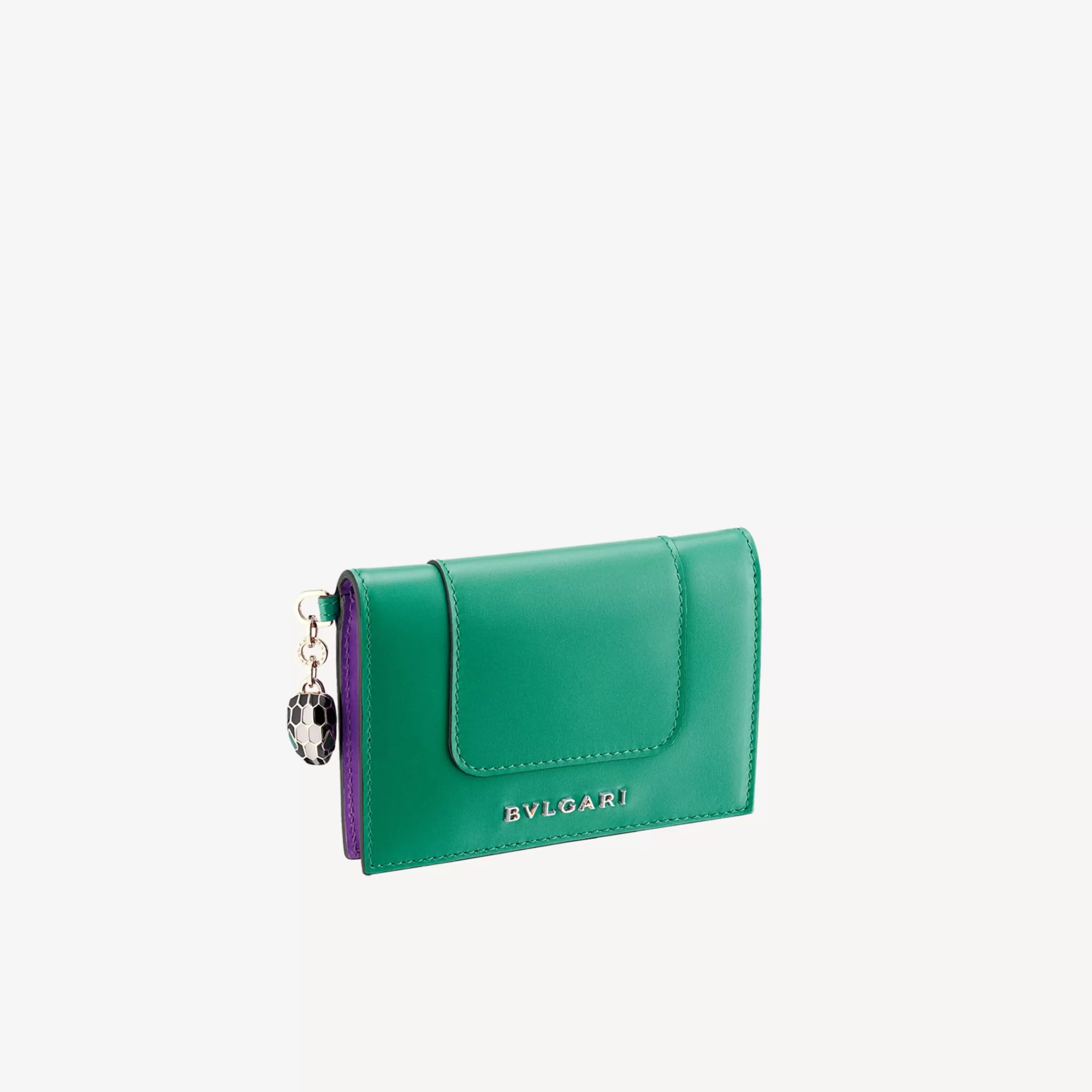 BVLGARI Serpenti Forever Kartenetui Grun Clearance