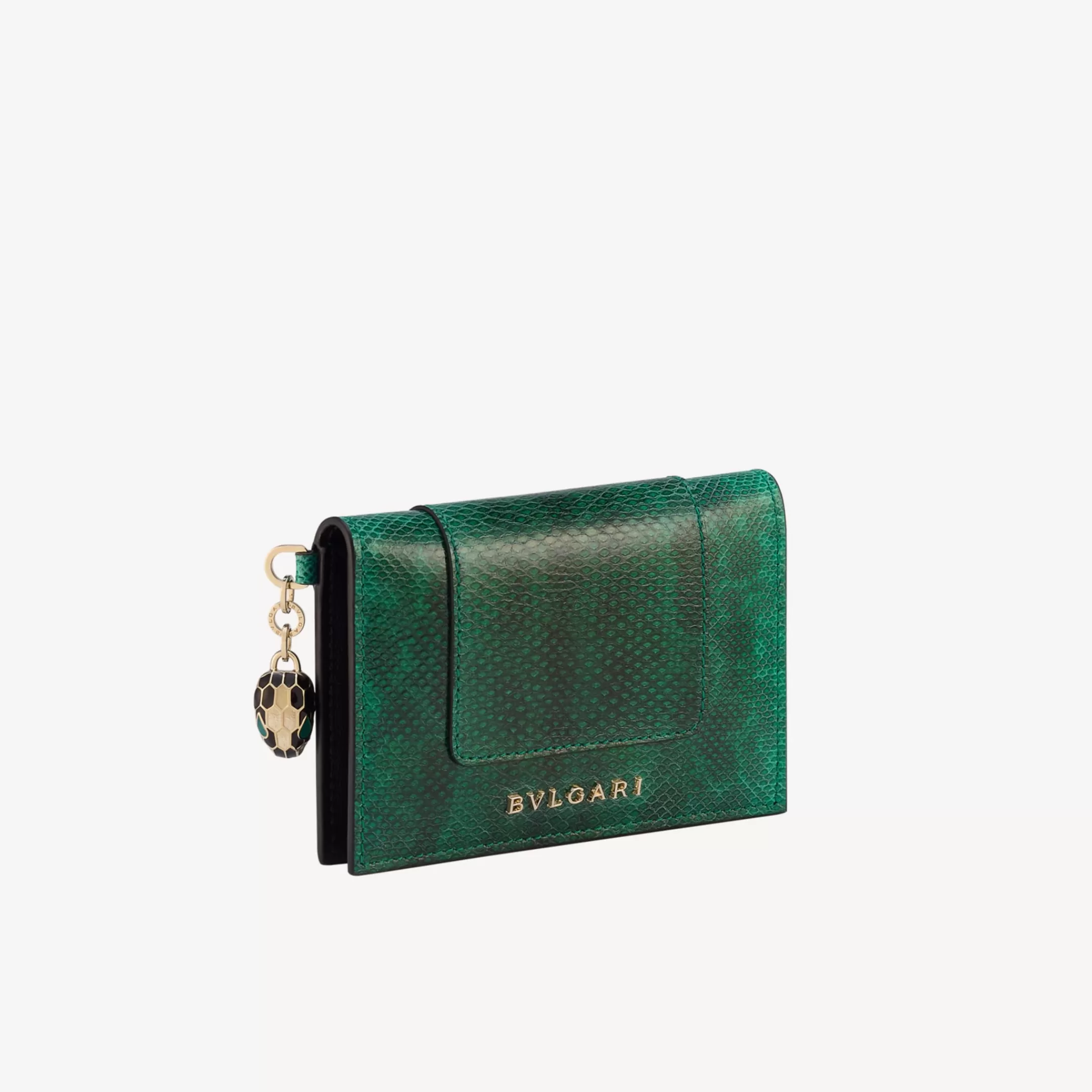 BVLGARI Serpenti Forever Kartenetui Grun Discount