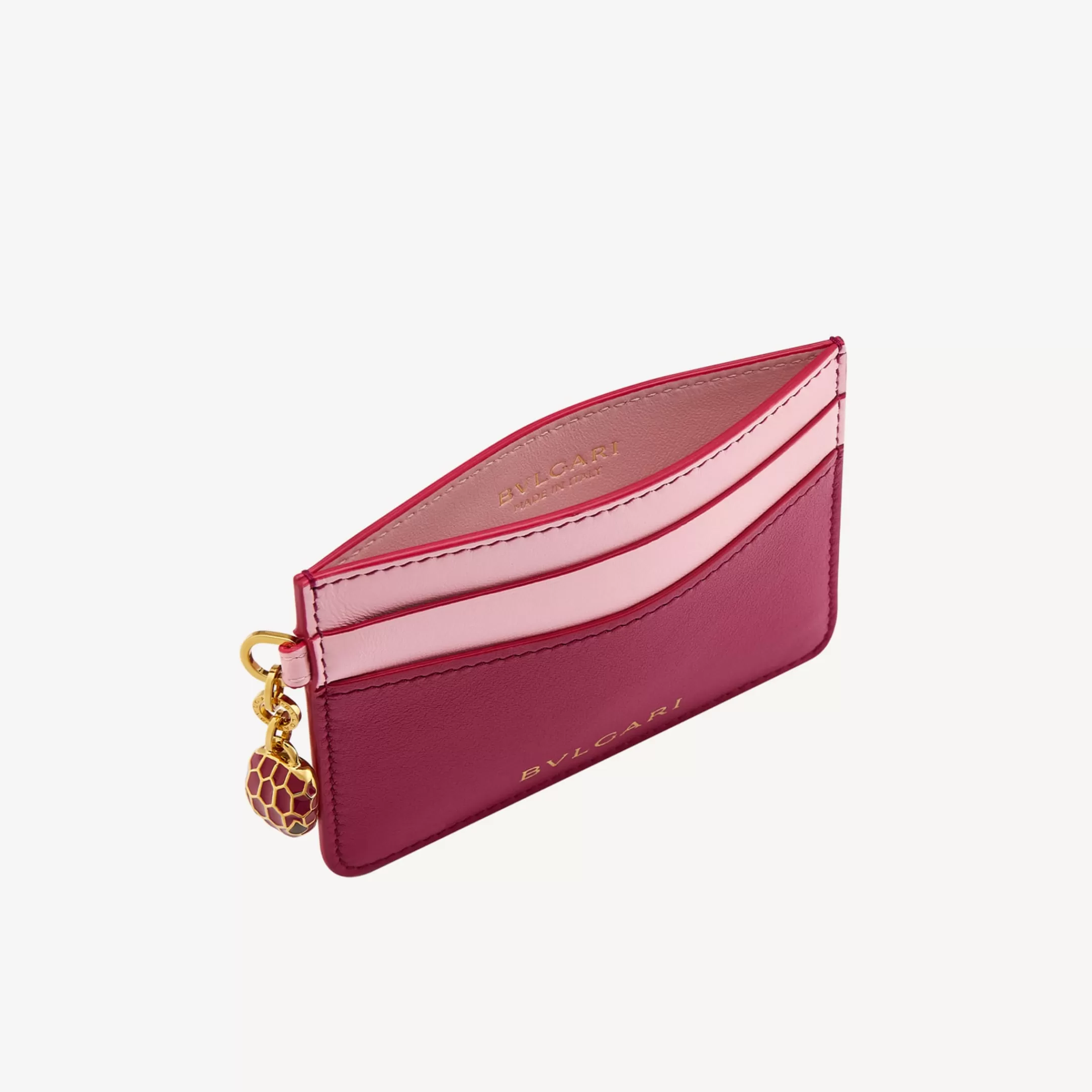BVLGARI Serpenti Forever Kartenetui Rot New
