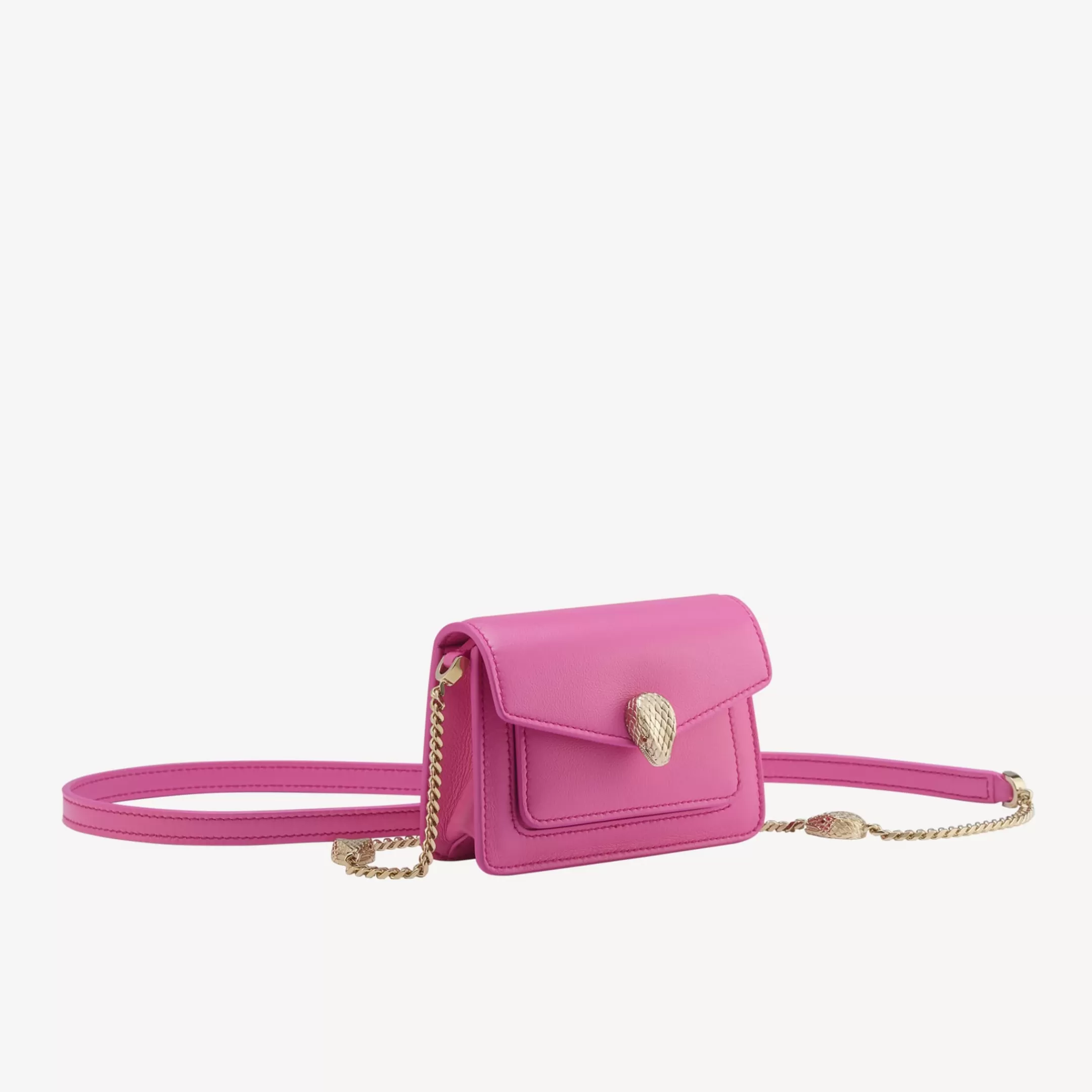 BVLGARI Serpenti Forever Micro Tasche Rosa Cheap