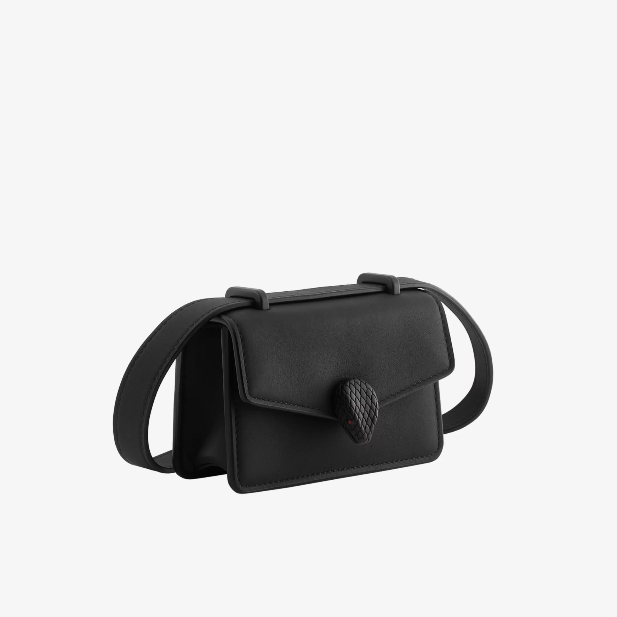 BVLGARI Serpenti Forever Micro Tasche Schwarz Discount
