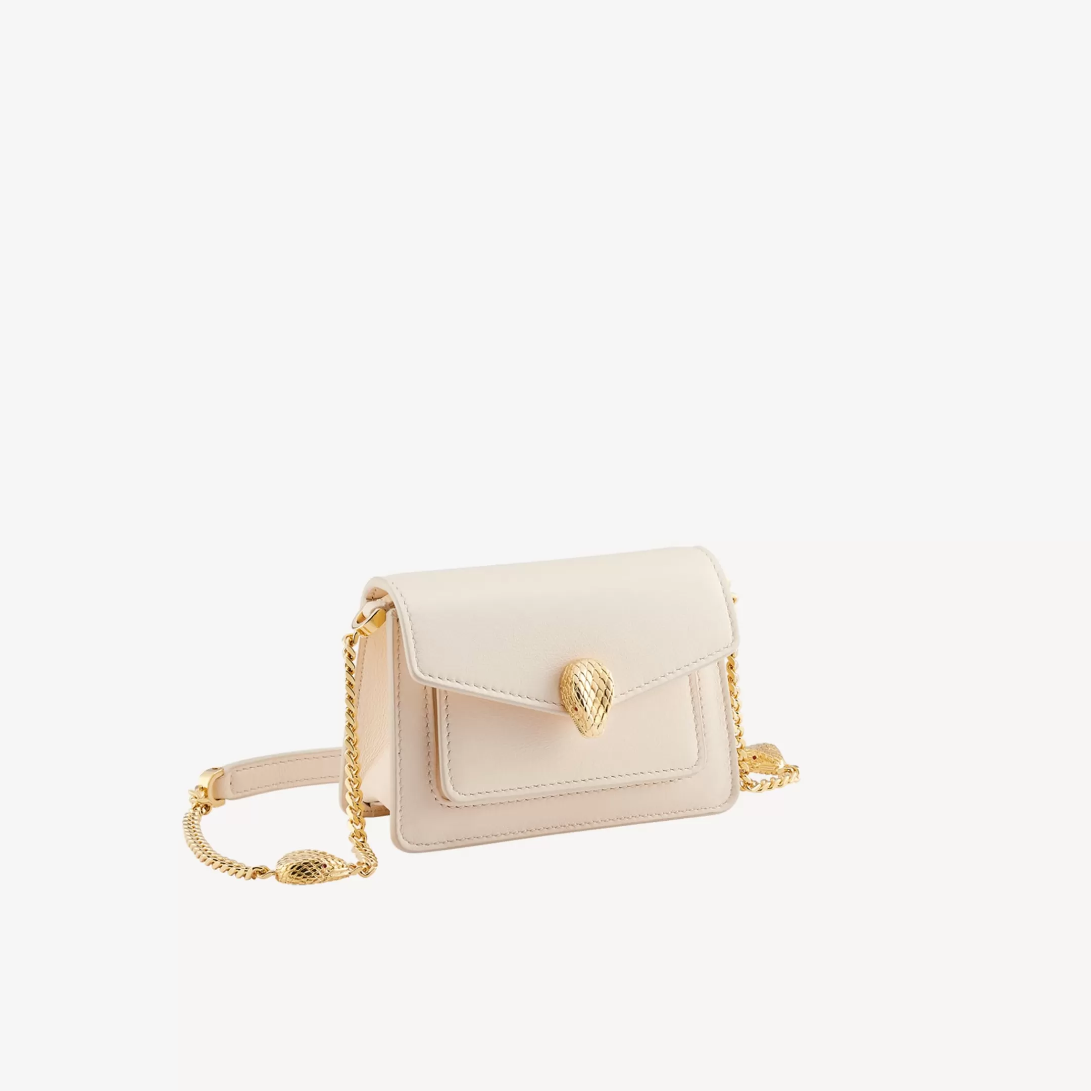 BVLGARI Serpenti Forever Micro Tasche Elfenbein Sale