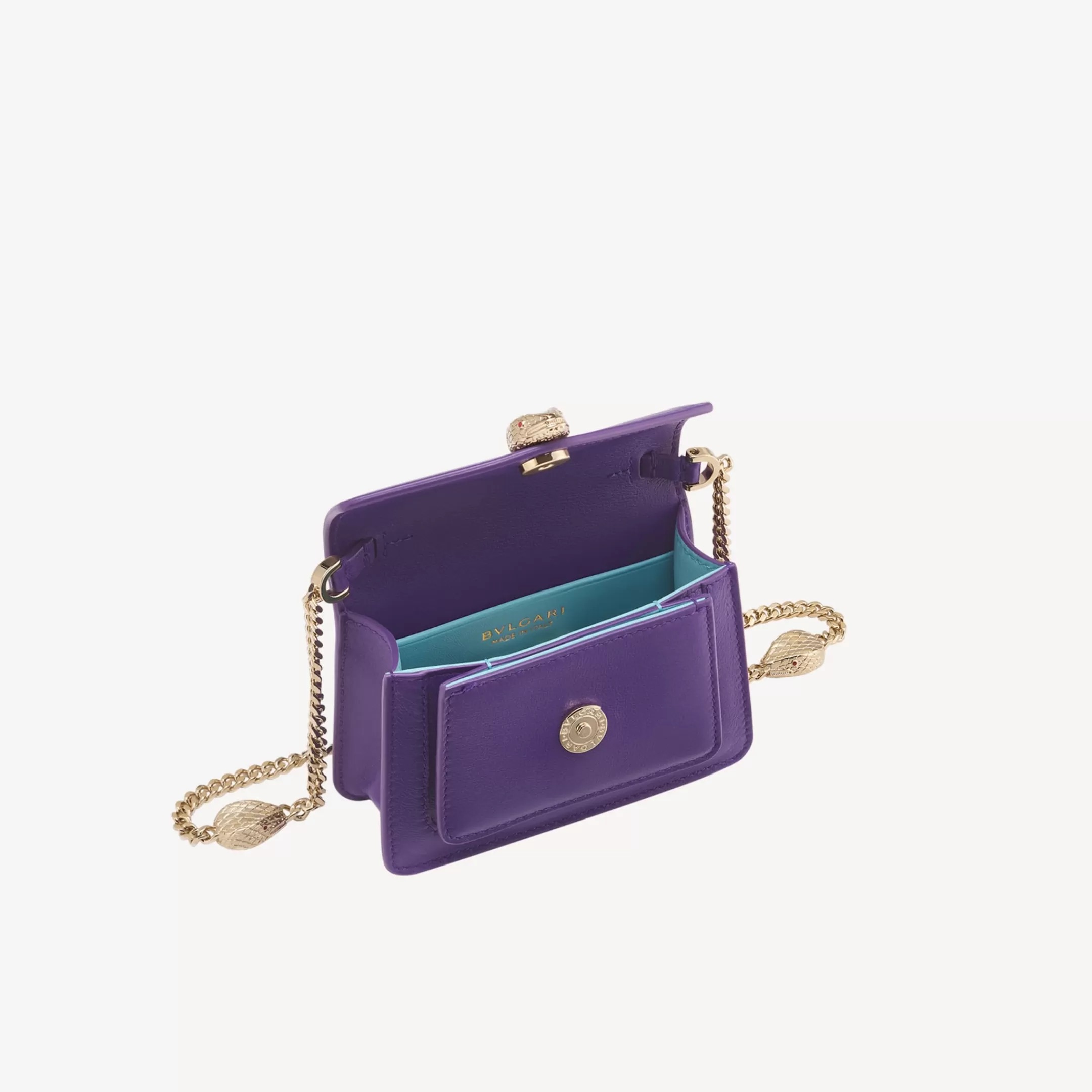BVLGARI Serpenti Forever Micro Tasche Violett Cheap