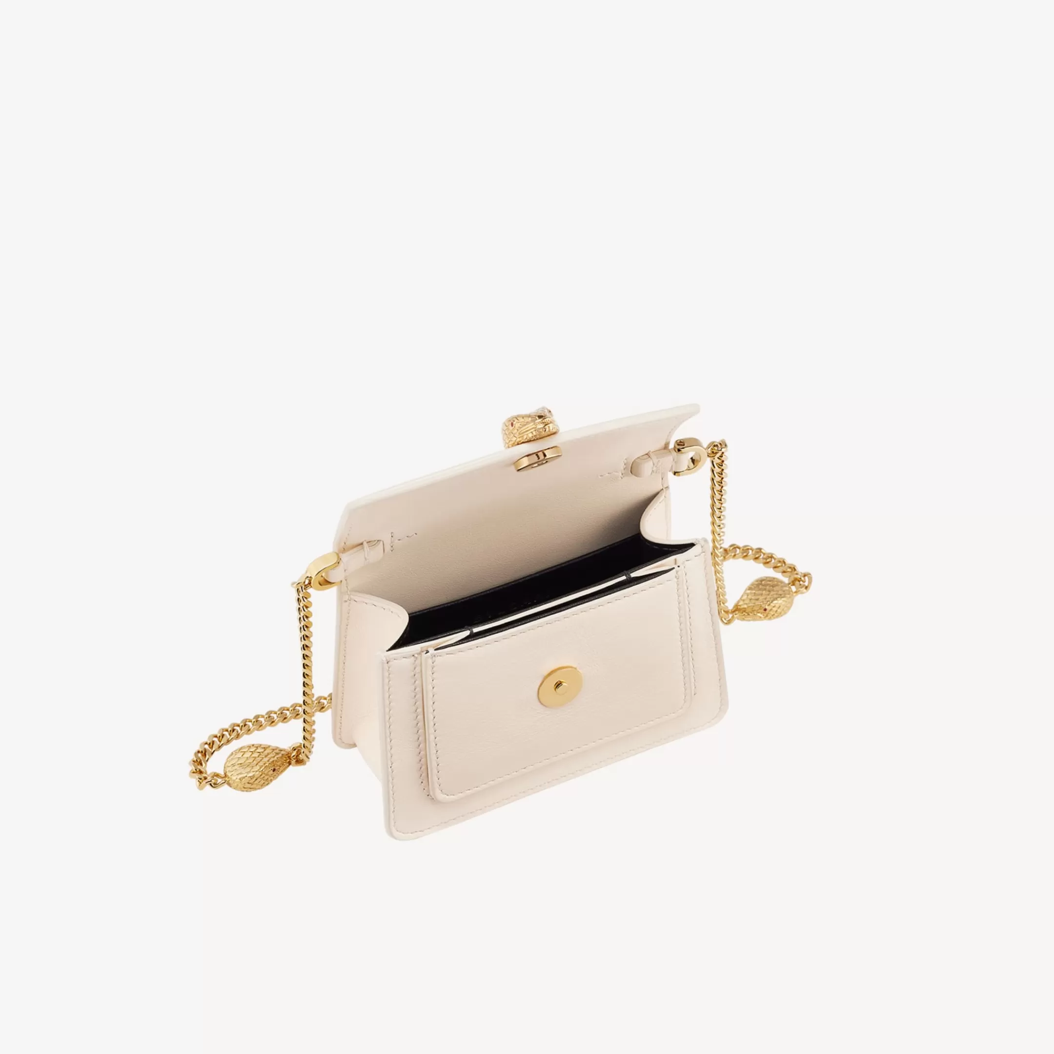 BVLGARI Serpenti Forever Micro Tasche Elfenbein Sale