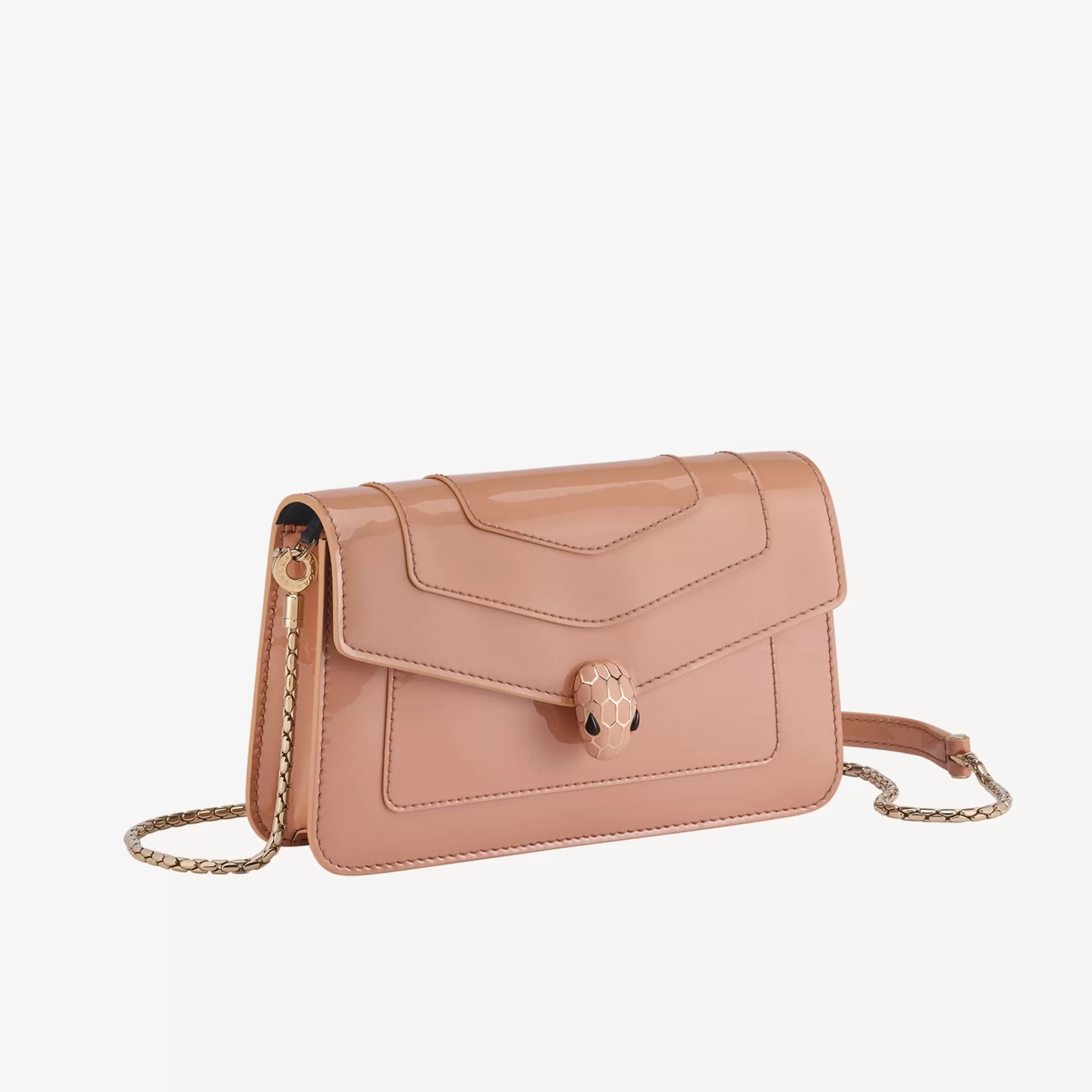 BVLGARI Serpenti Forever Portemonnaie Mit Tragekette Braun Store