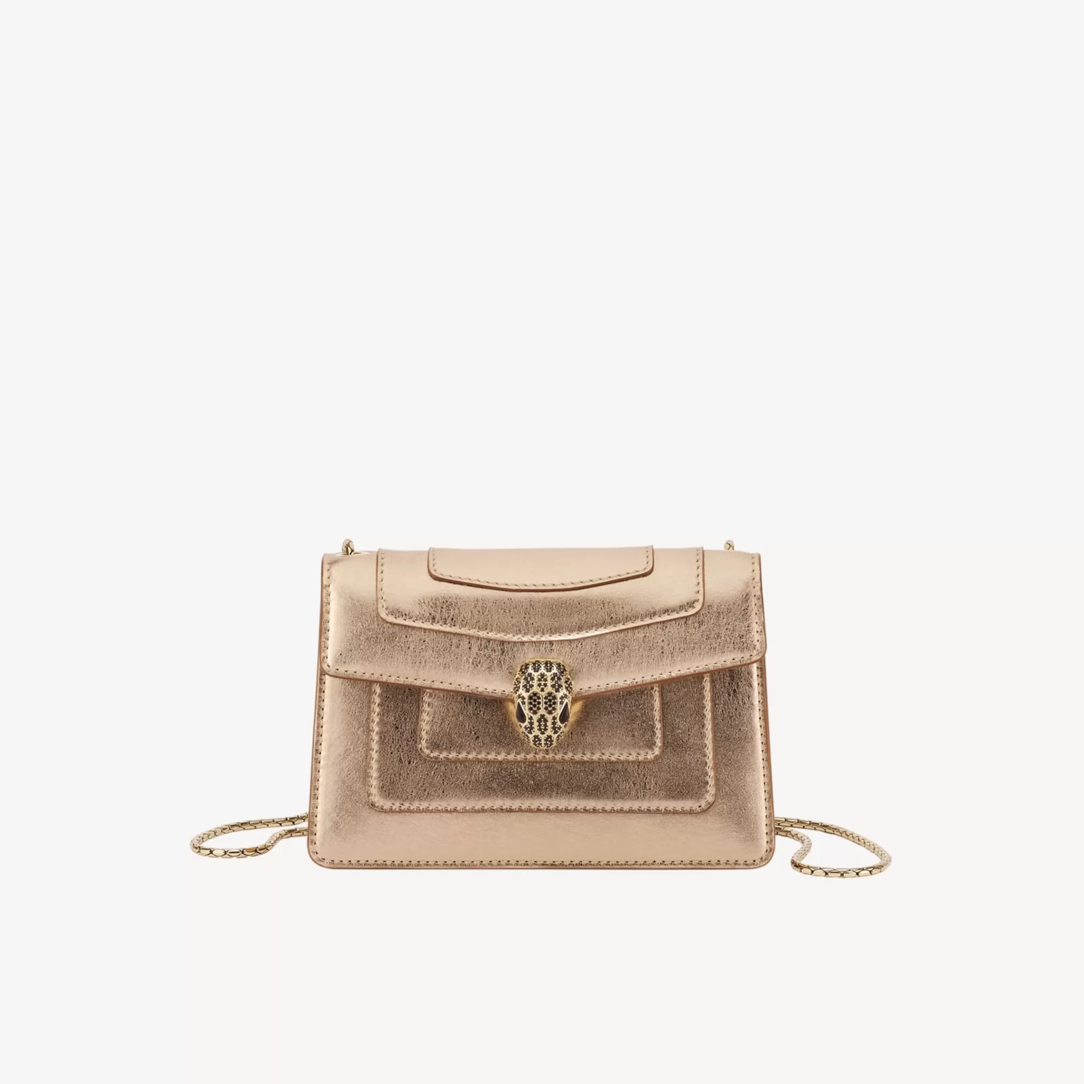 BVLGARI Serpenti Forever Schultertasche Helles Gold Flash Sale