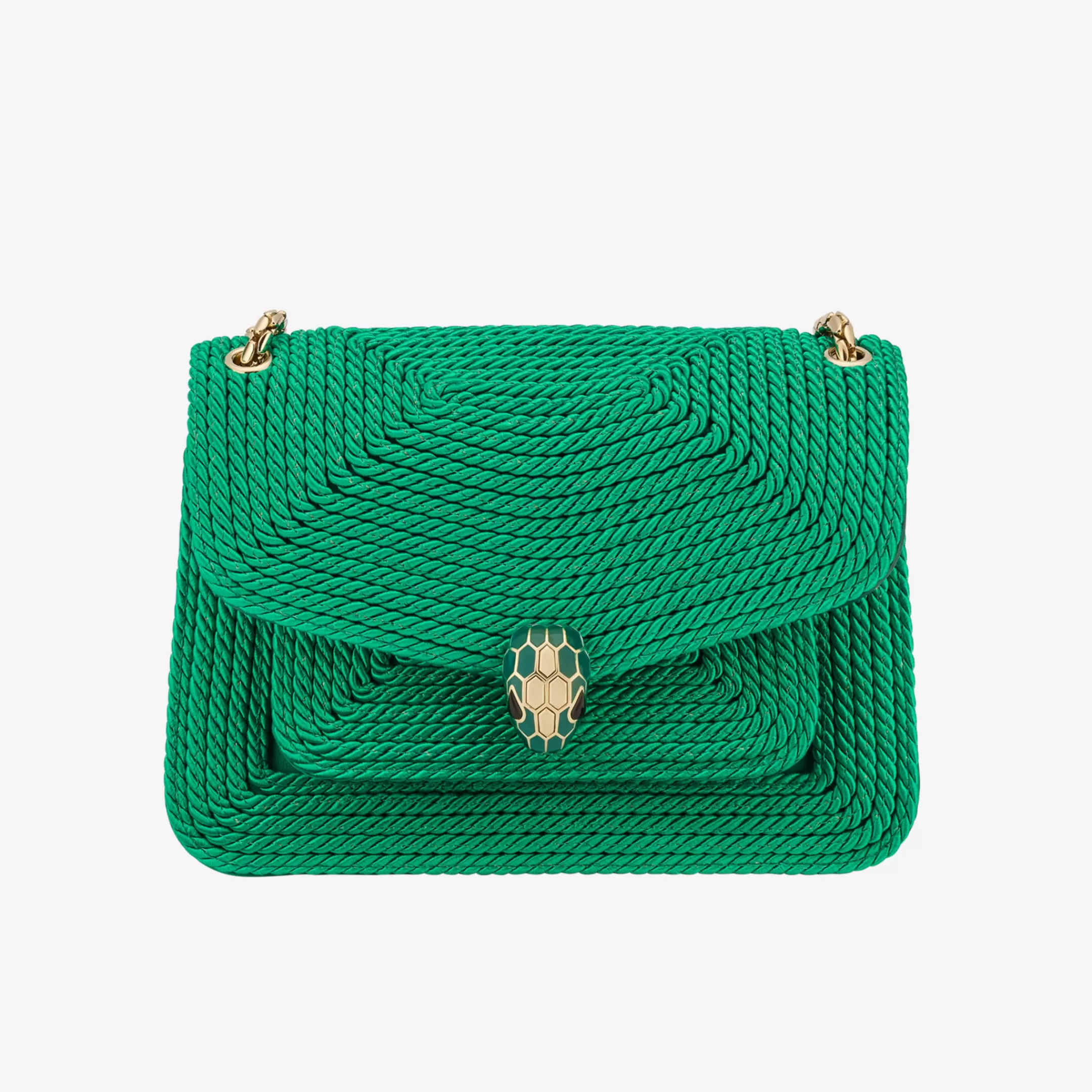 BVLGARI Serpenti Forever Schultertasche Grun Hot