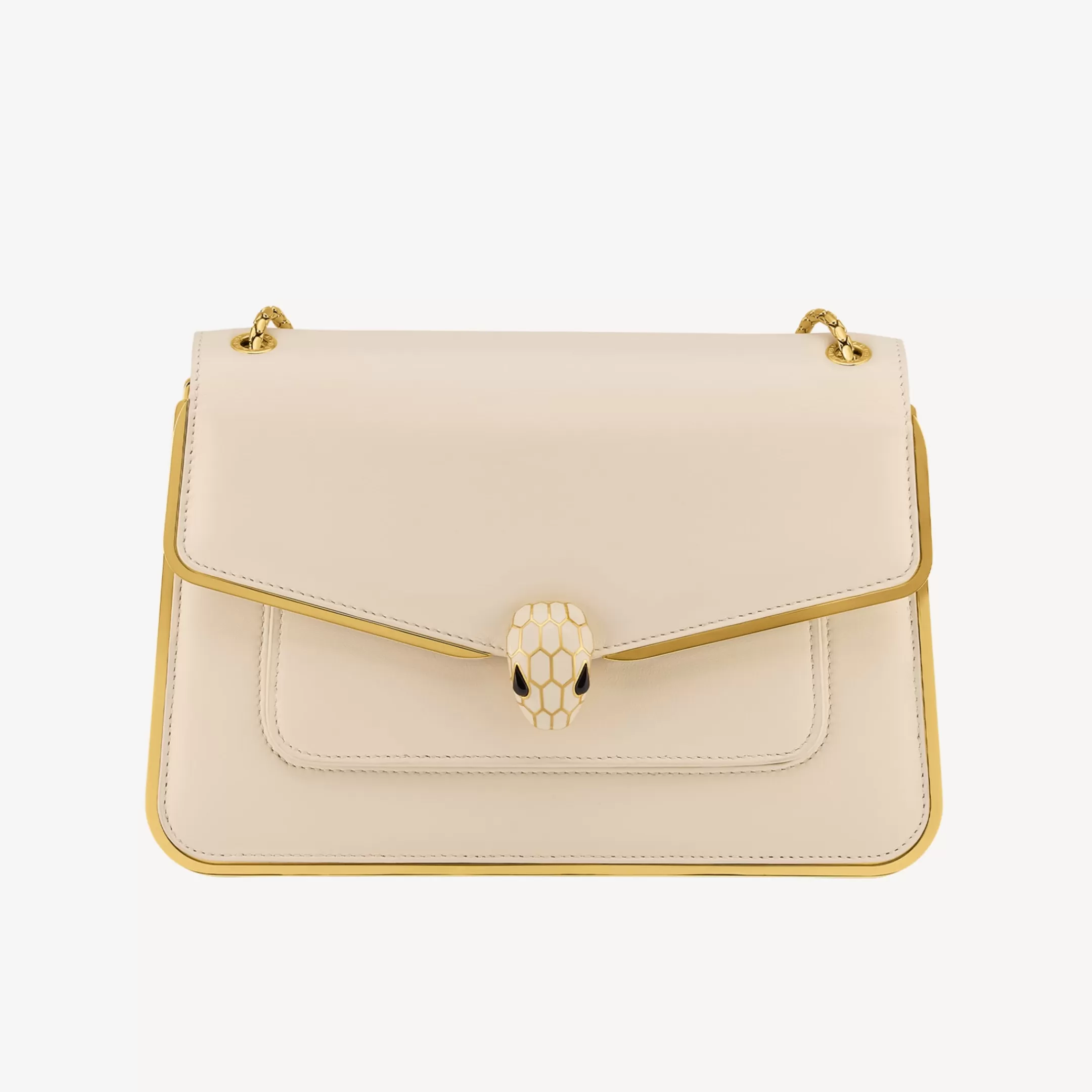 BVLGARI Serpenti Forever Schultertasche Elfenbein Best
