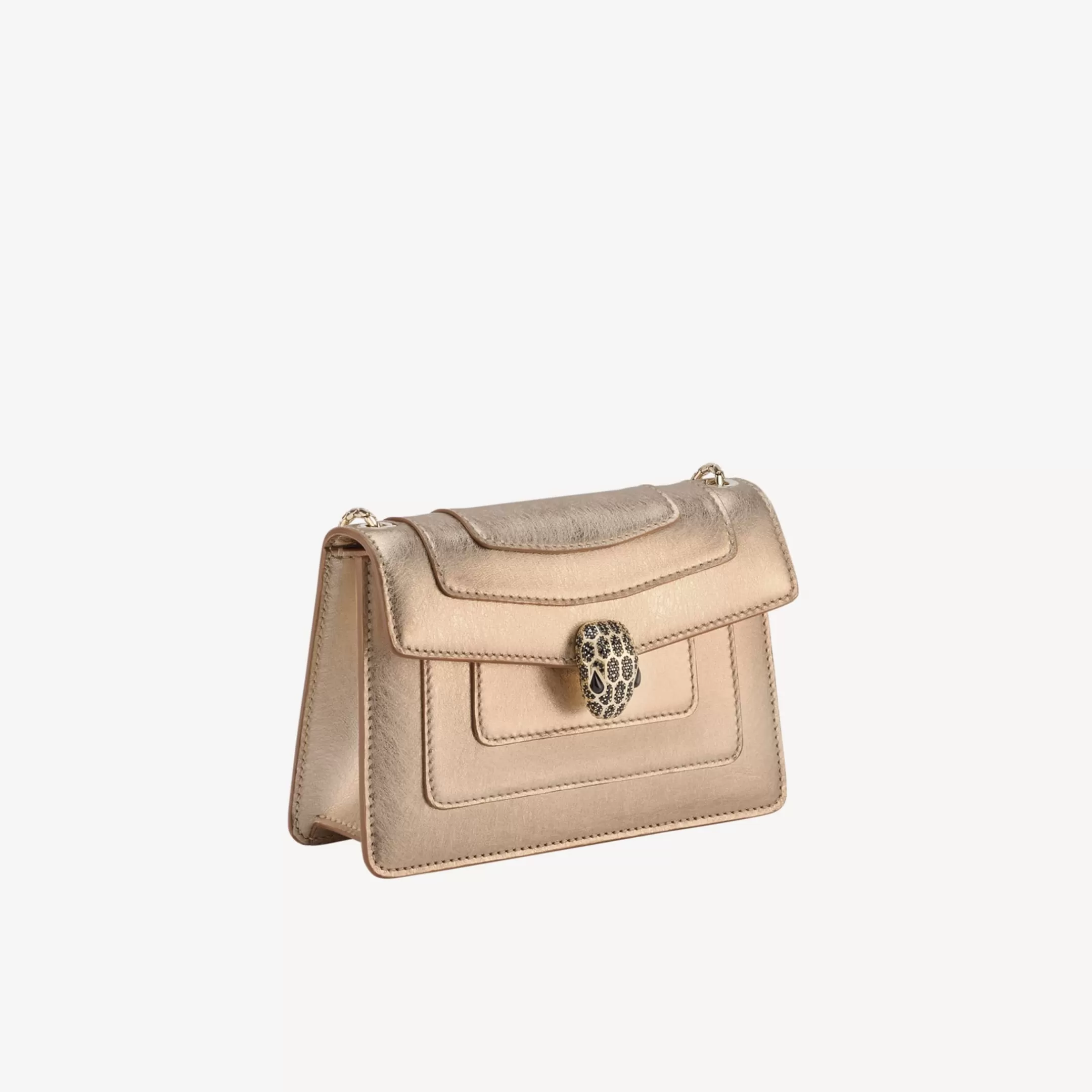 BVLGARI Serpenti Forever Schultertasche Helles Gold Flash Sale
