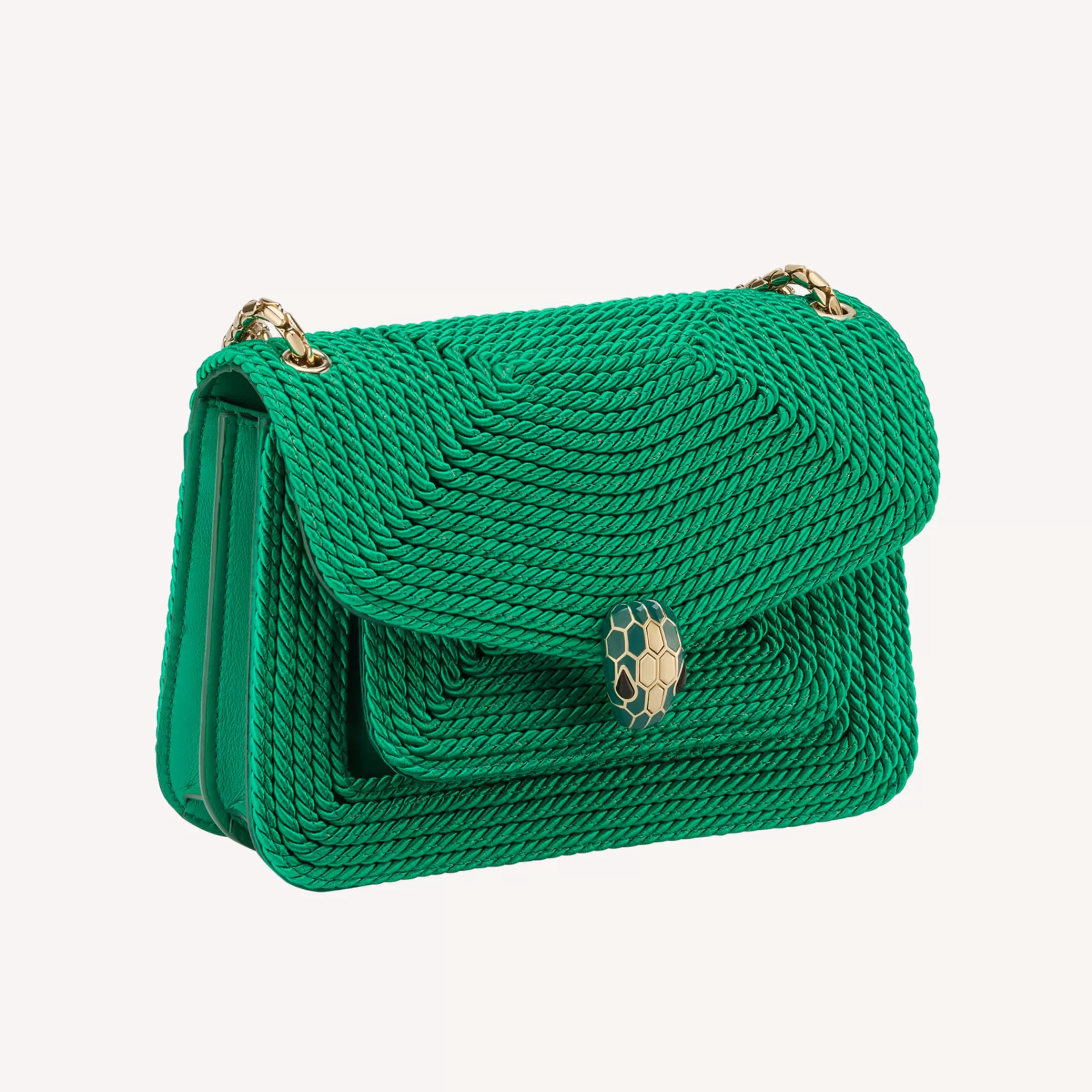 BVLGARI Serpenti Forever Schultertasche Grun Hot