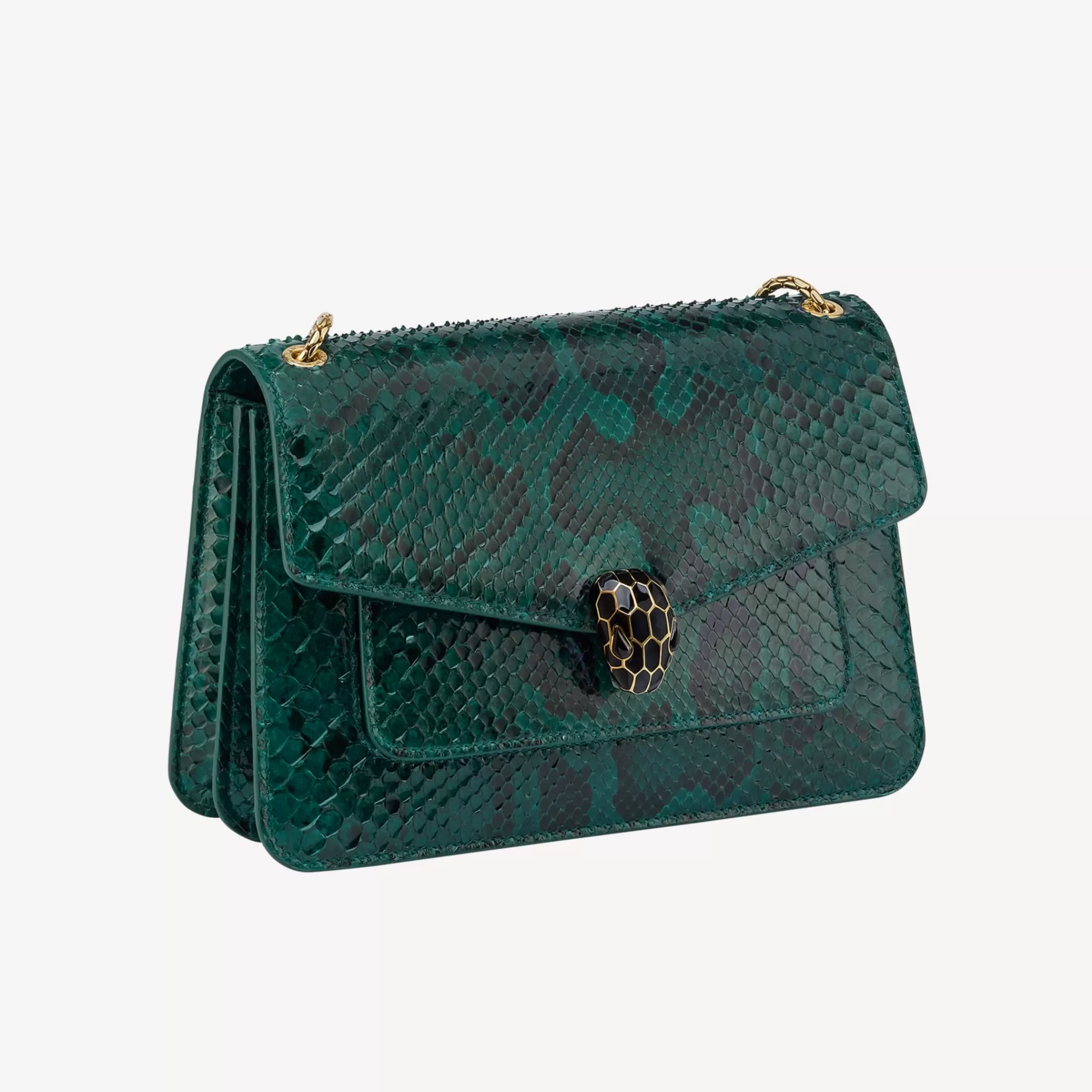 BVLGARI Serpenti Forever Schultertasche Grun Flash Sale