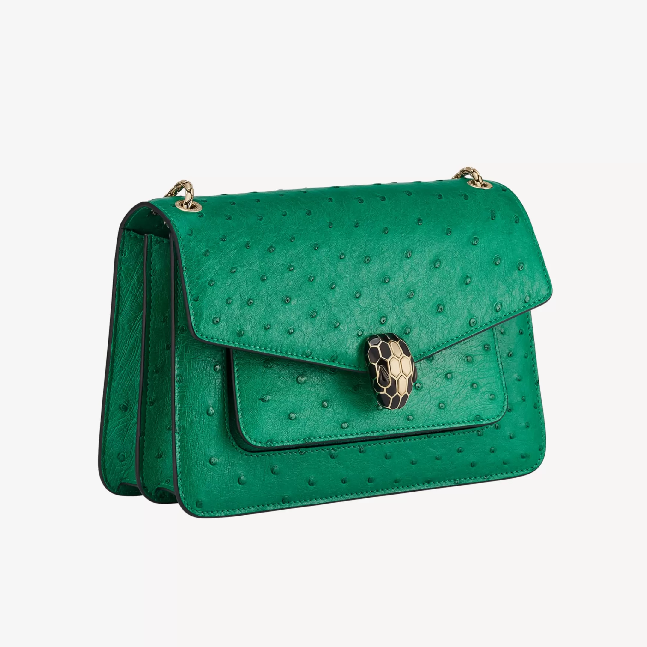 BVLGARI Serpenti Forever Schultertasche Grun Fashion