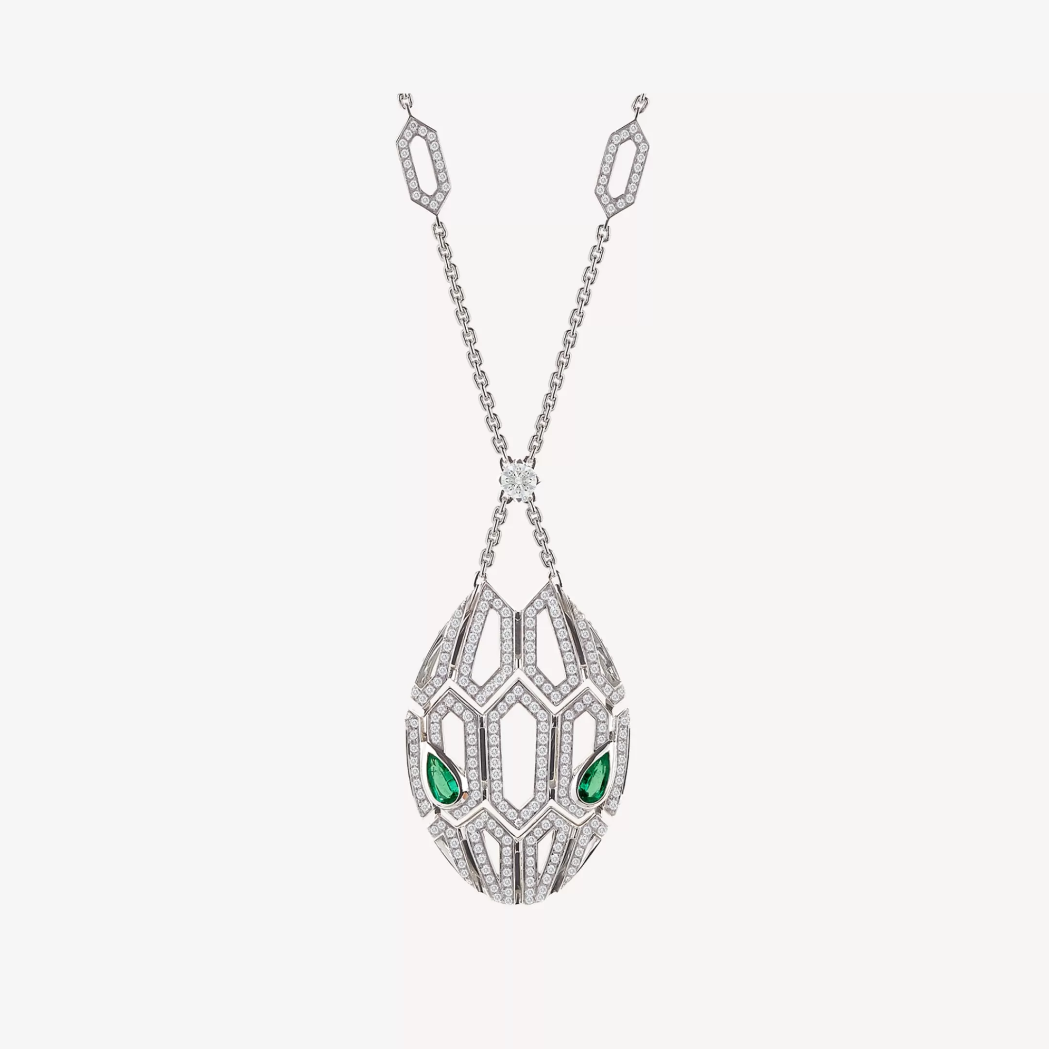BVLGARI Serpenti Halskette Grun Flash Sale
