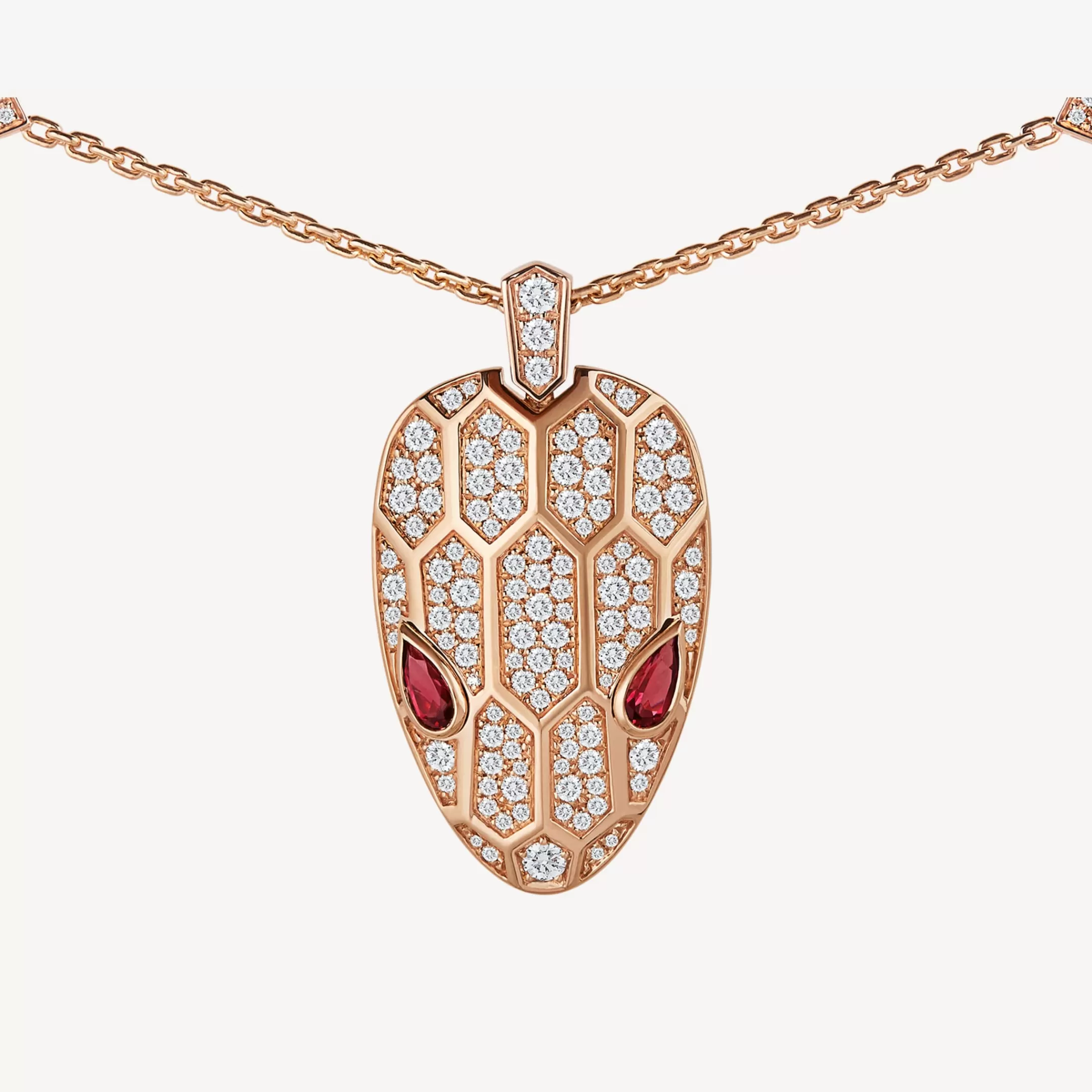 BVLGARI Serpenti Halskette Rot Cheap