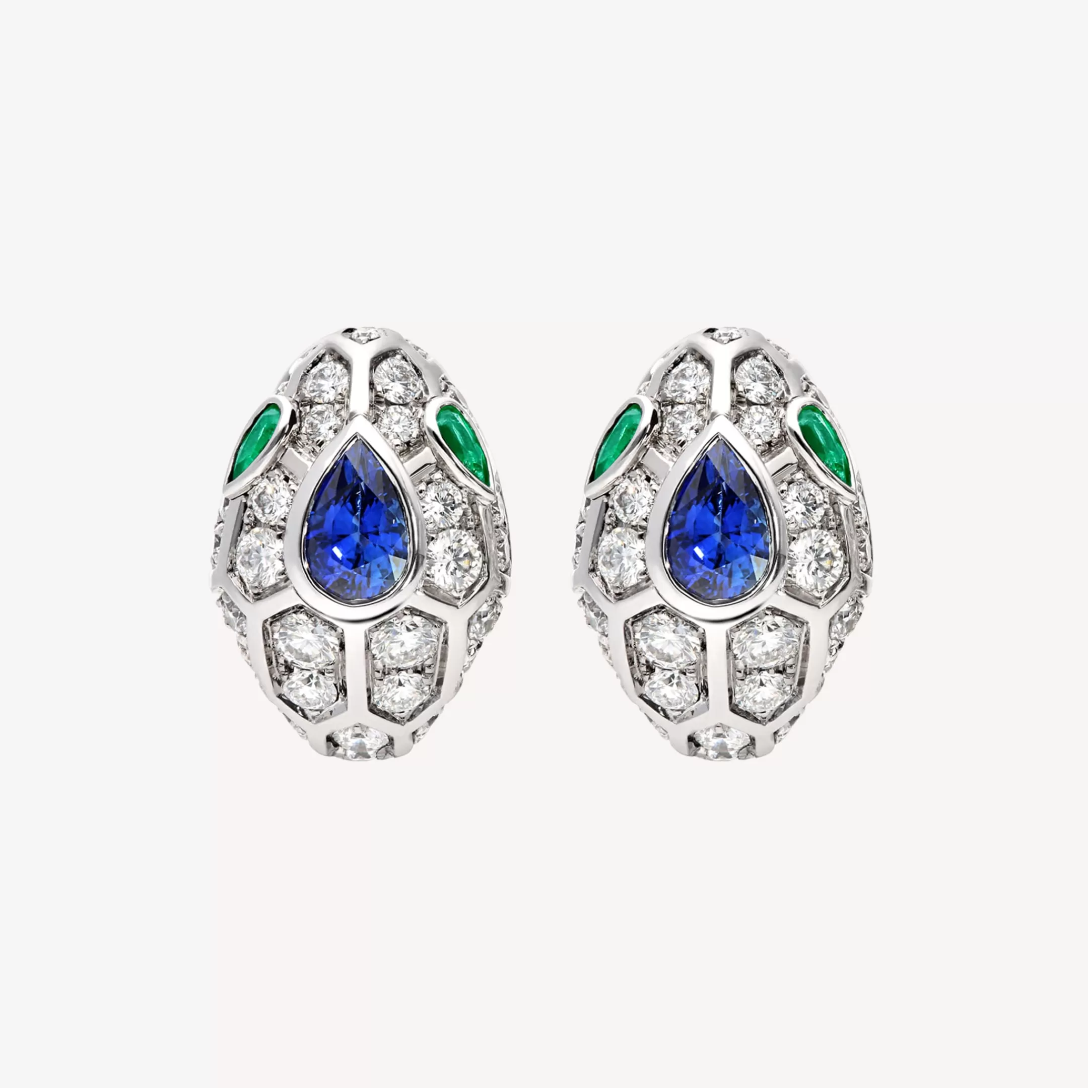 BVLGARI Serpenti Ohrringe Blau/Grun Sale