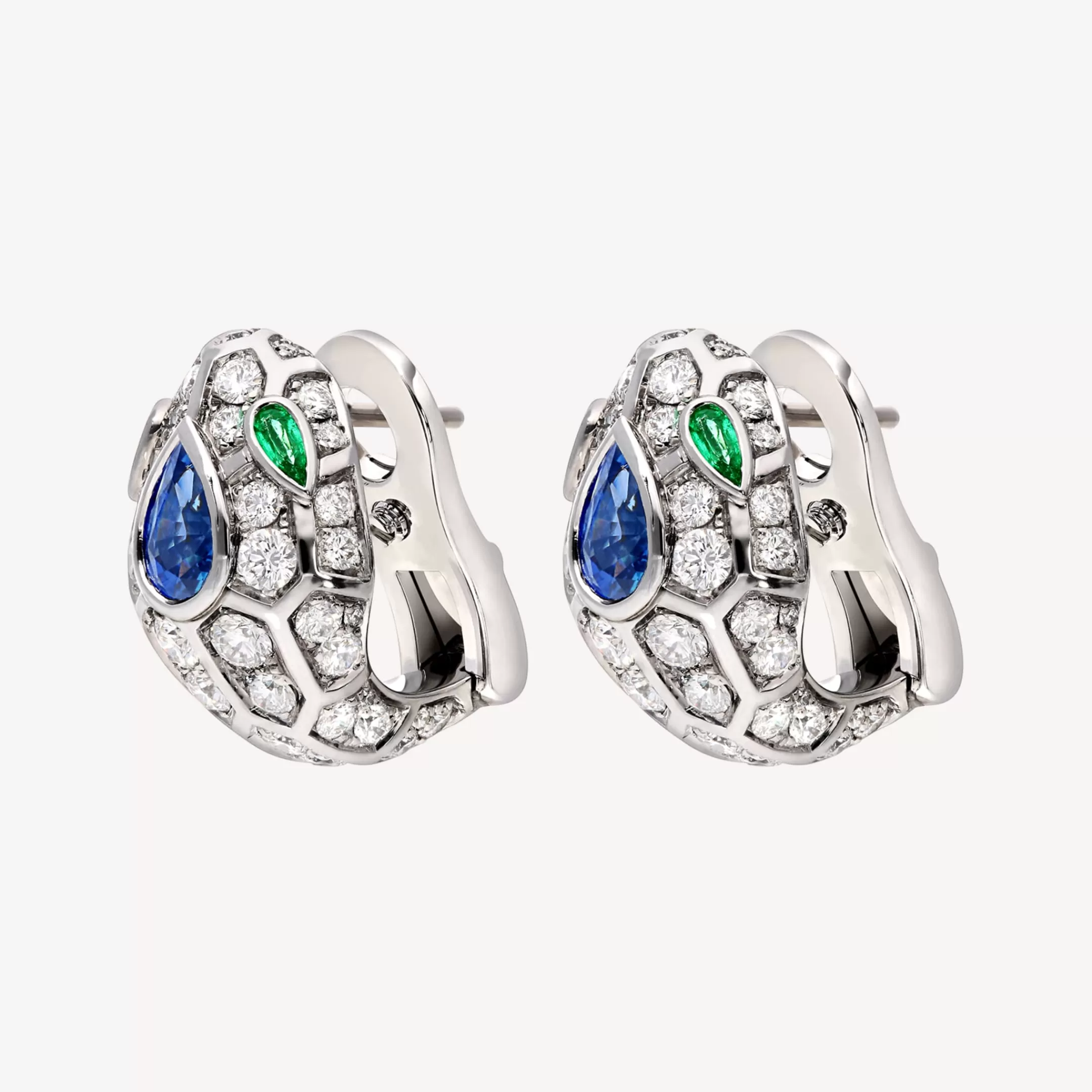 BVLGARI Serpenti Ohrringe Blau/Grun Sale