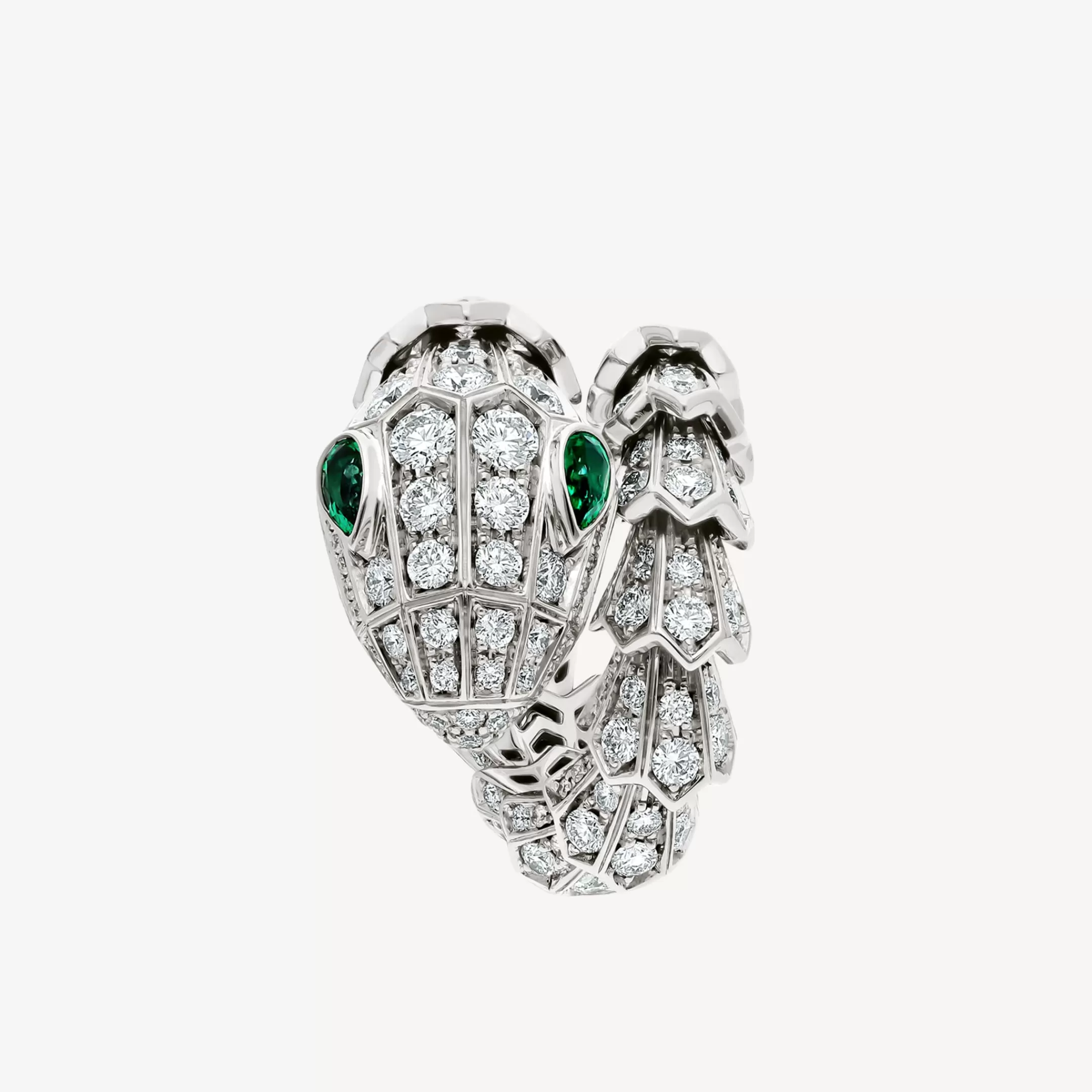 BVLGARI Serpenti Ring Grun Fashion