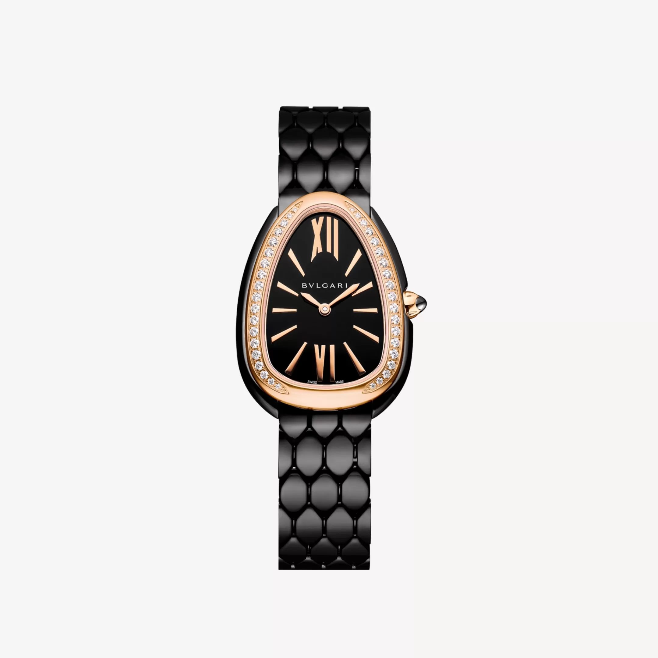 BVLGARI Serpenti Seduttori Uhr Schwarz Cheap