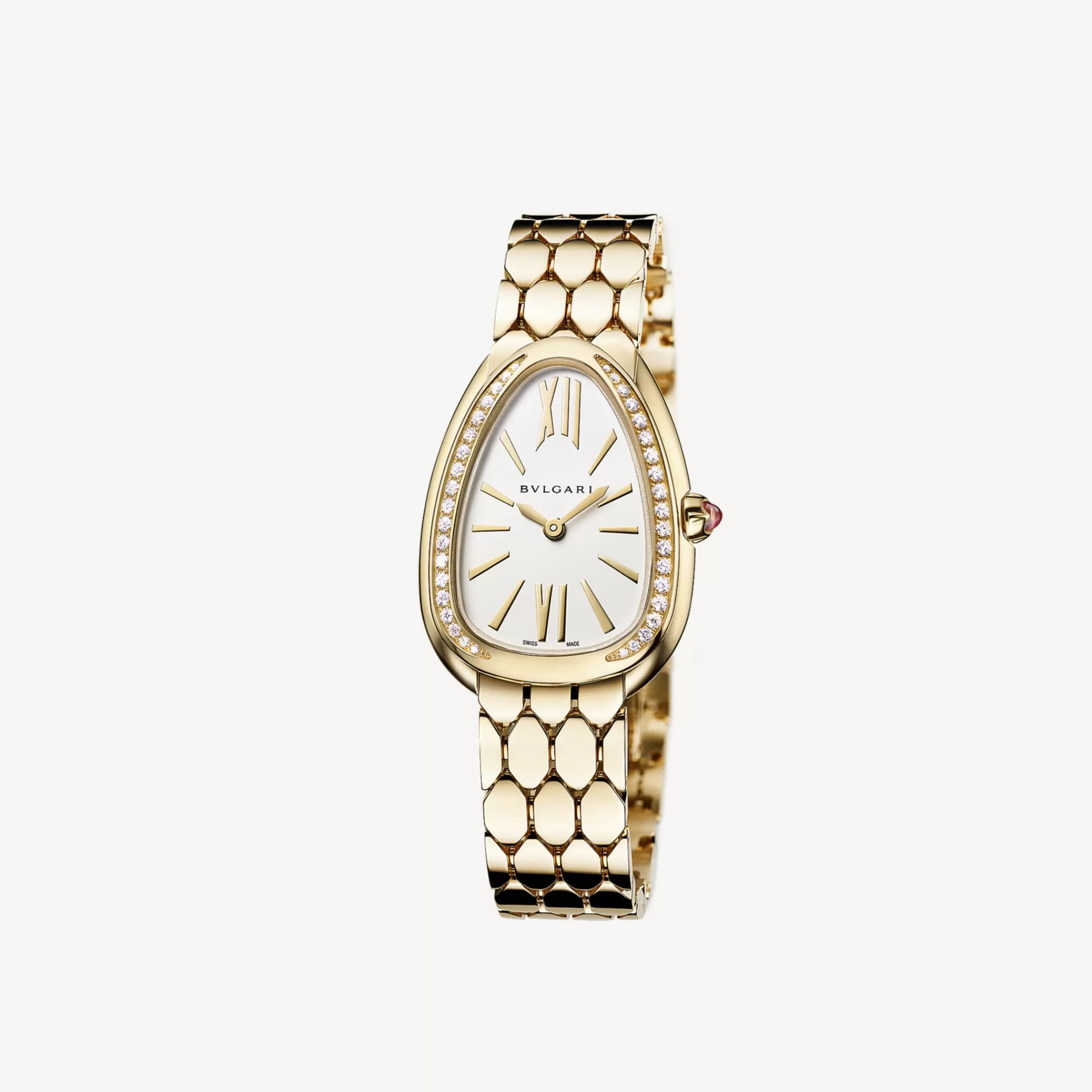 BVLGARI Serpenti Seduttori Uhr Weiss Hot